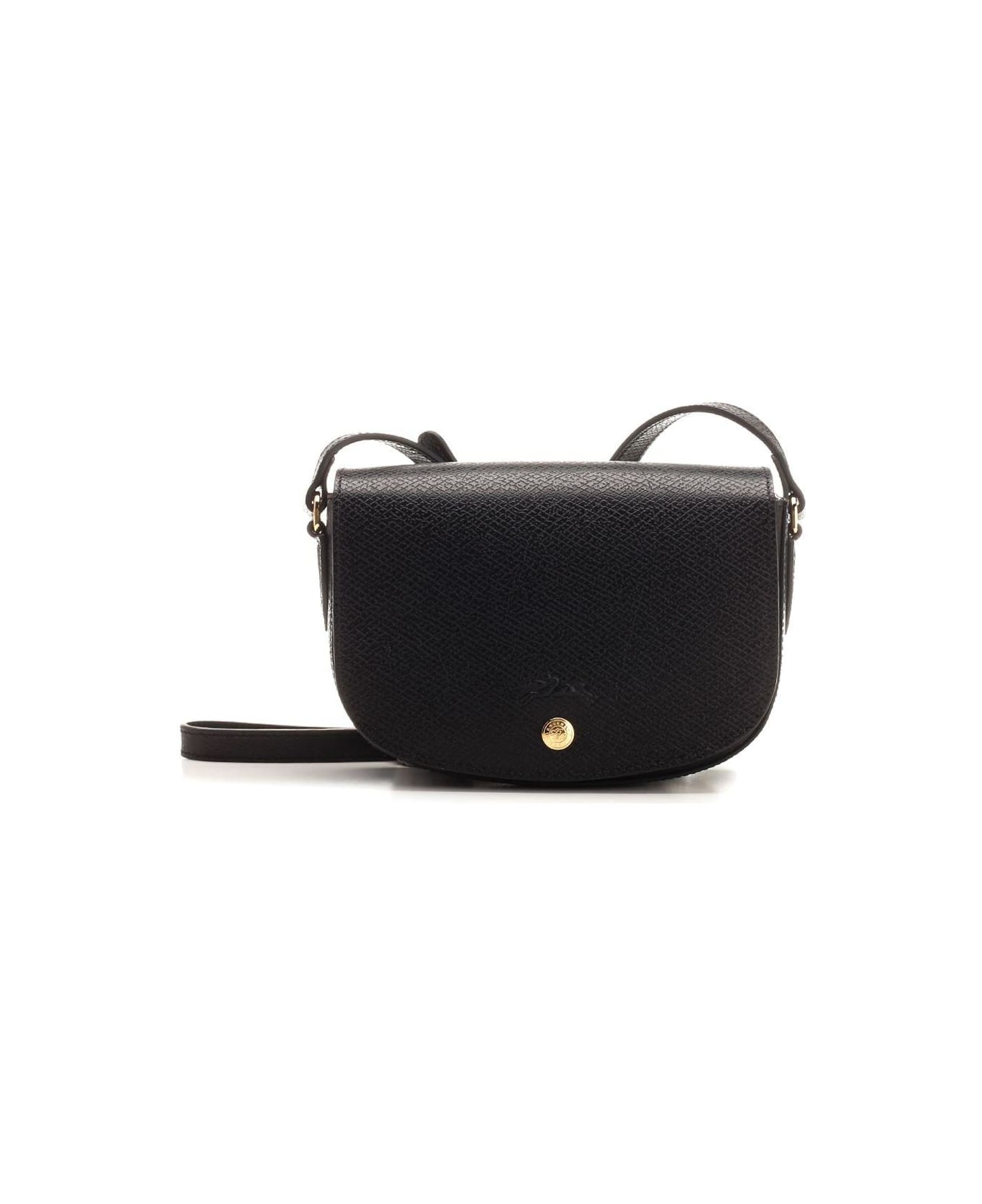 Longchamp S épure Logo-debossed Crossbody Bag - Black