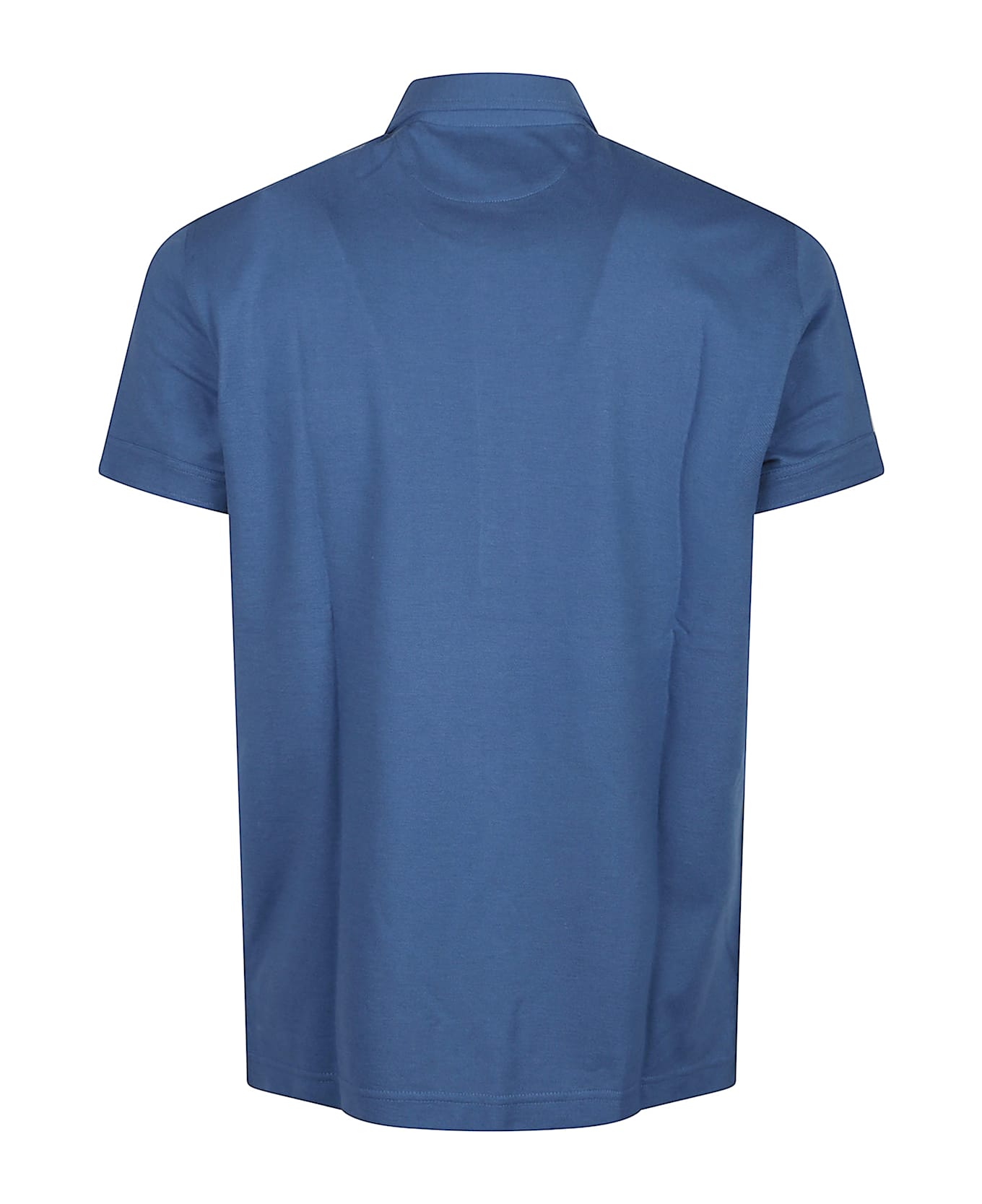 Tom Ford Short Sleeve Polo Shirt - Denim  Blue