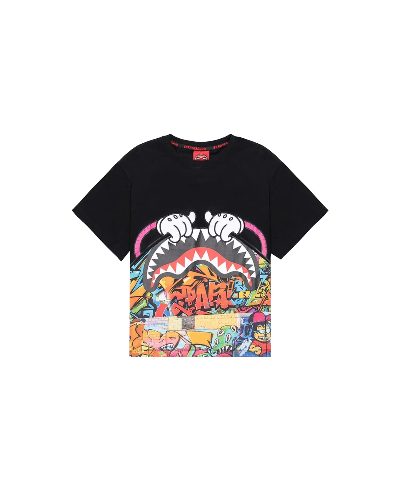 Sprayground "curtain" T-shirt - MULTICOLOUR