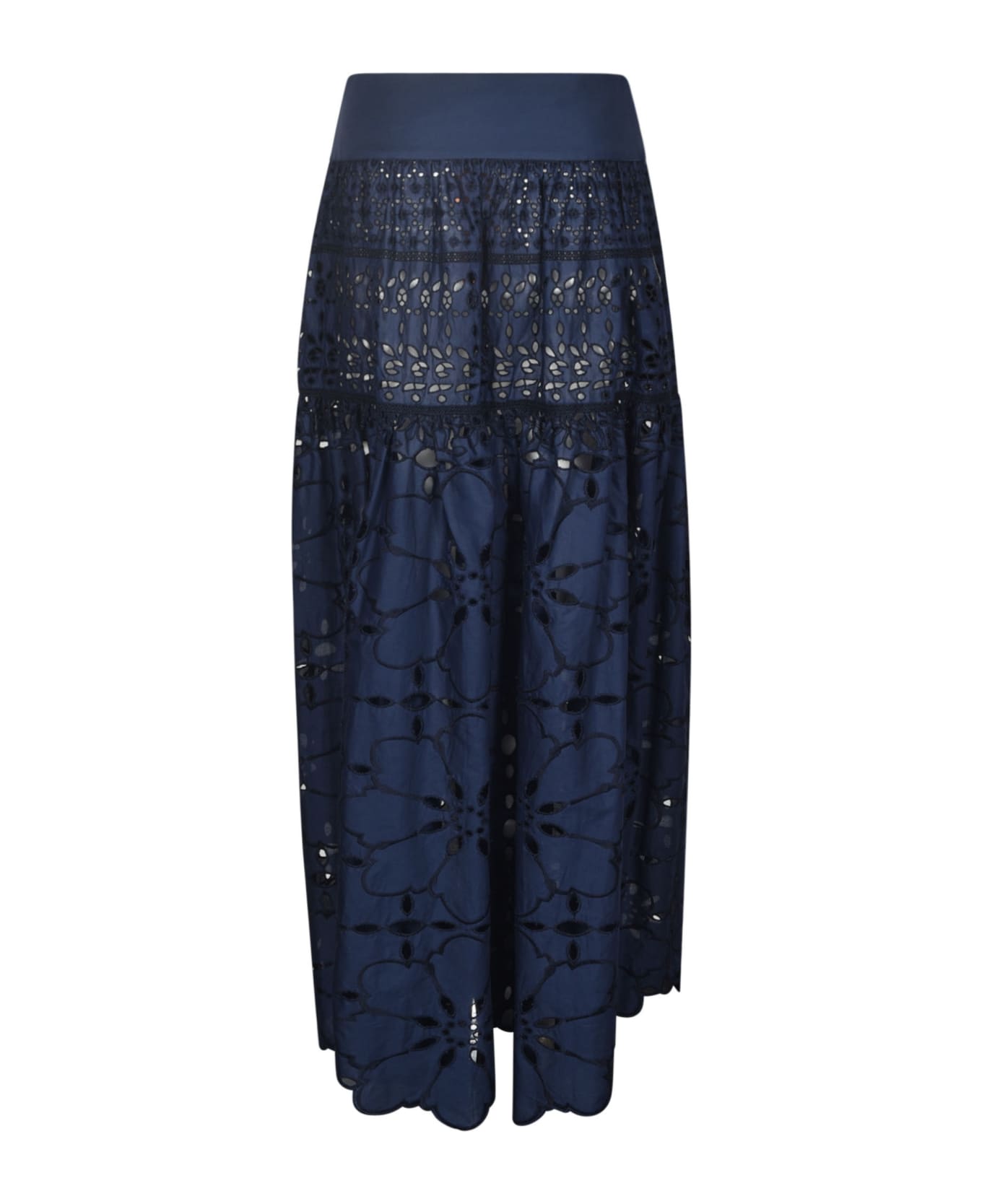 Ermanno Scervino High Waist Skirt - Blue スカート