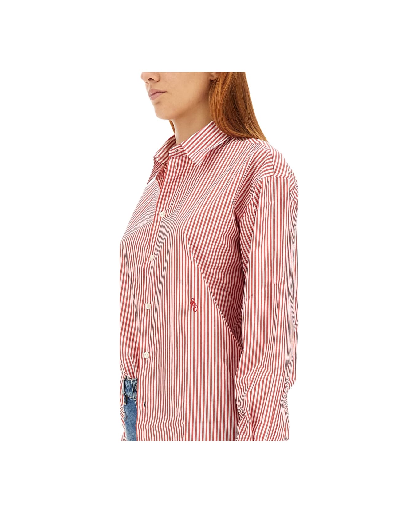 Sporty 
Rich Shirt With Stripe Pattern - MULTICOLOUR