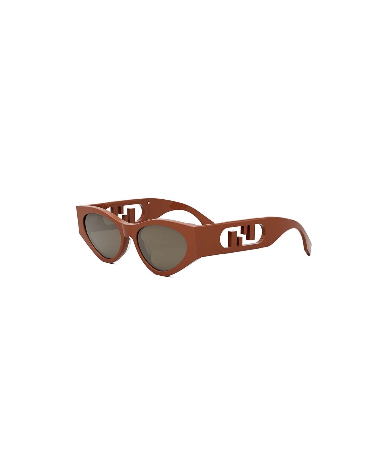 Fendi Eyewear Sunglasses - Arancione/Marrone