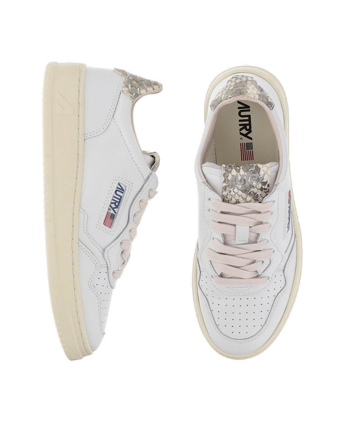 Autry Medalist Low Sneakers - Bianco