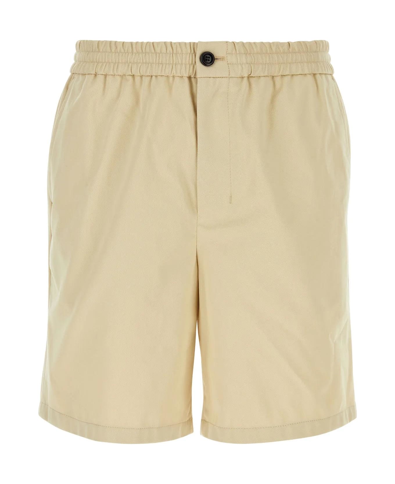 Ami Alexandre Mattiussi Sand Cotton Bermuda Shorts - Beige ショートパンツ