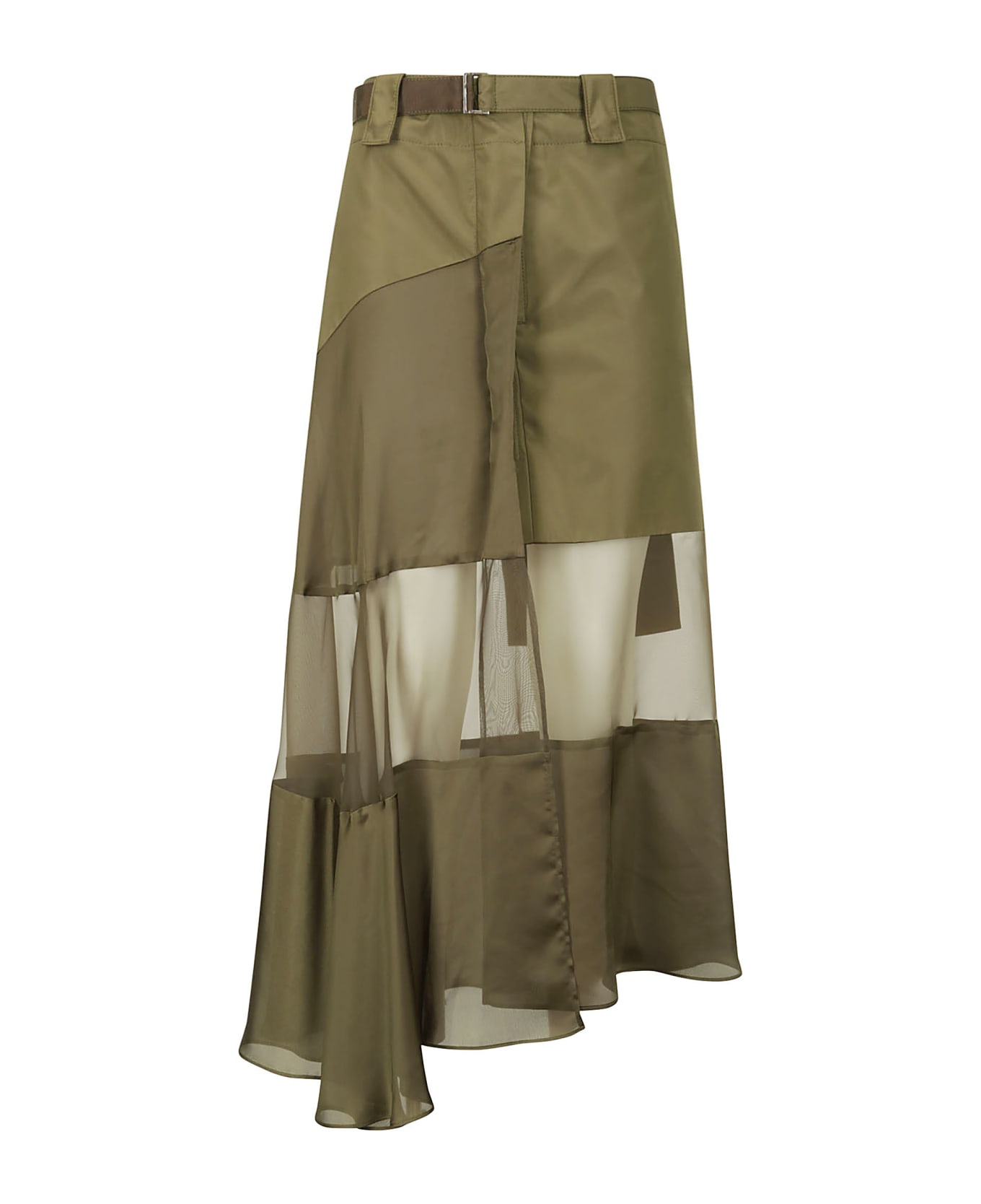 Sacai Fabric Combo Skirt - KHAKI スカート