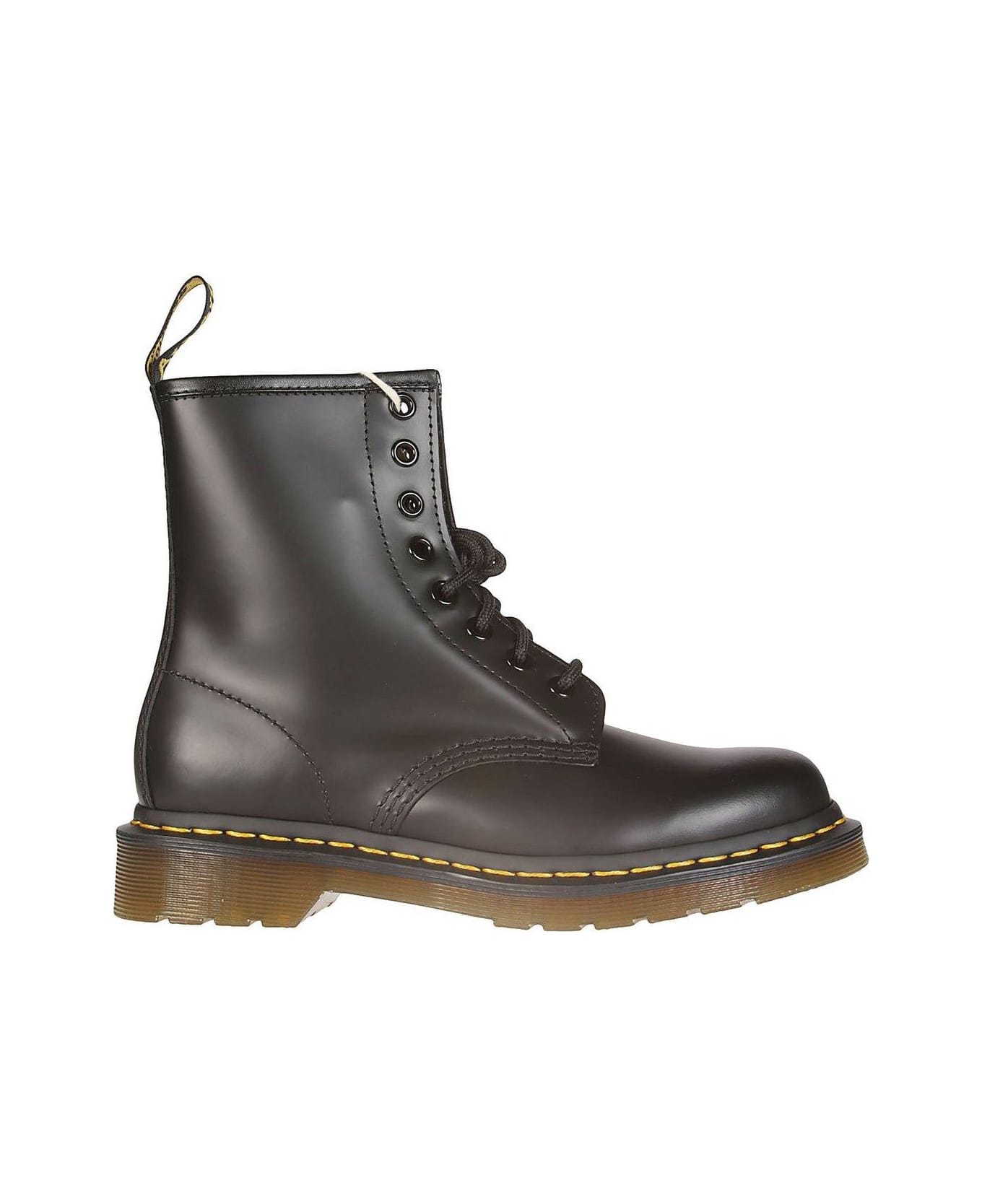 Dr. Martens Round-toe Lace-up Ankle Boots - Nero
