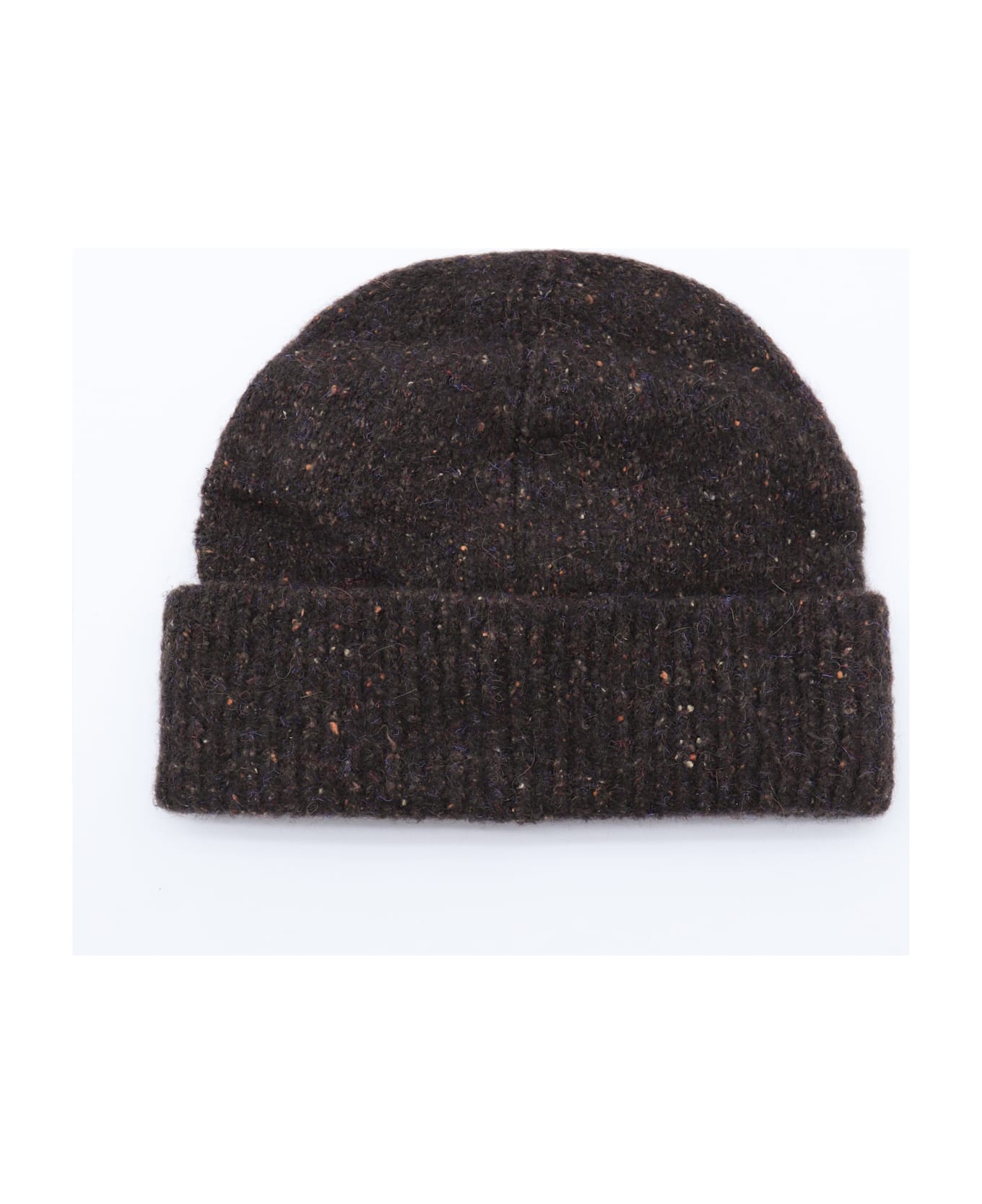 Brunello Cucinelli Black Wool Hat - Brown