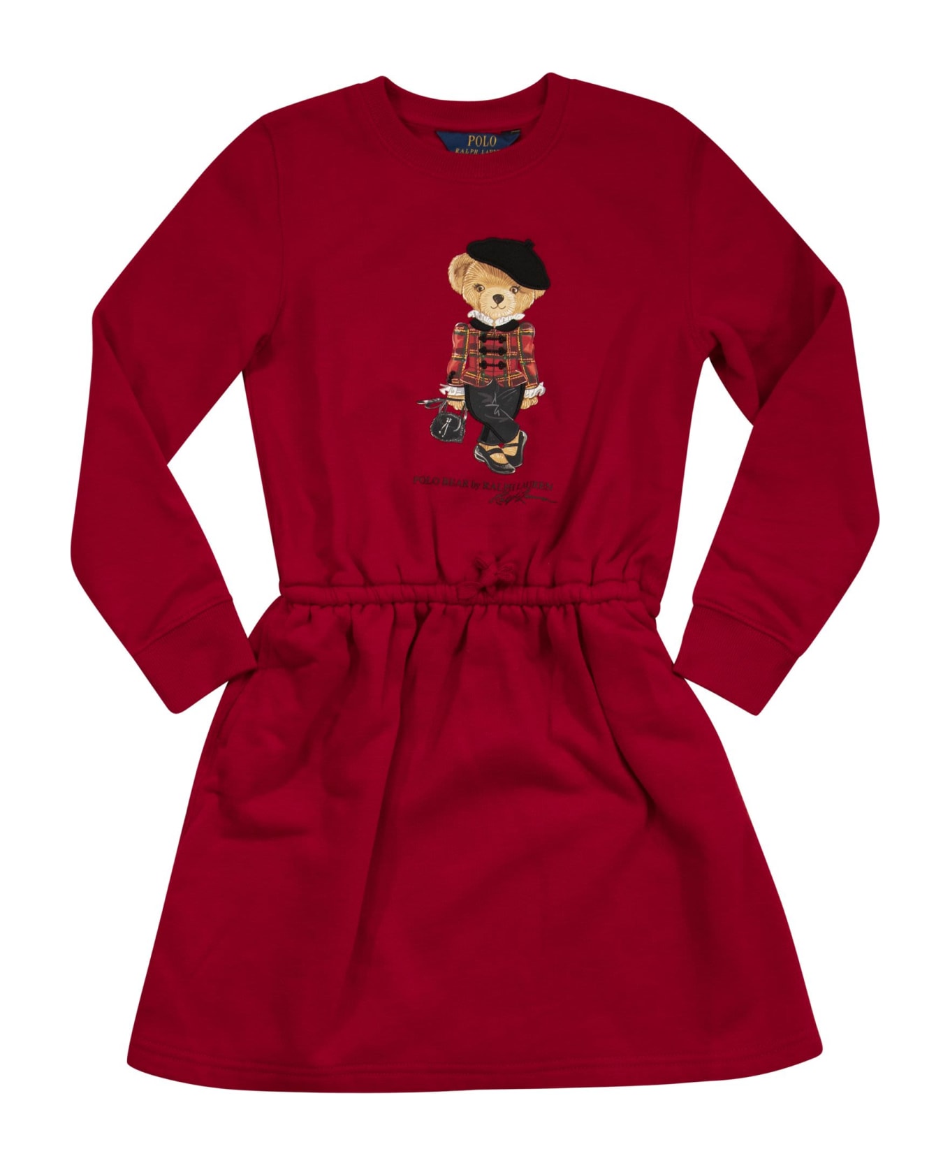 Polo Ralph Lauren Polo Bear Plush Dress - Red