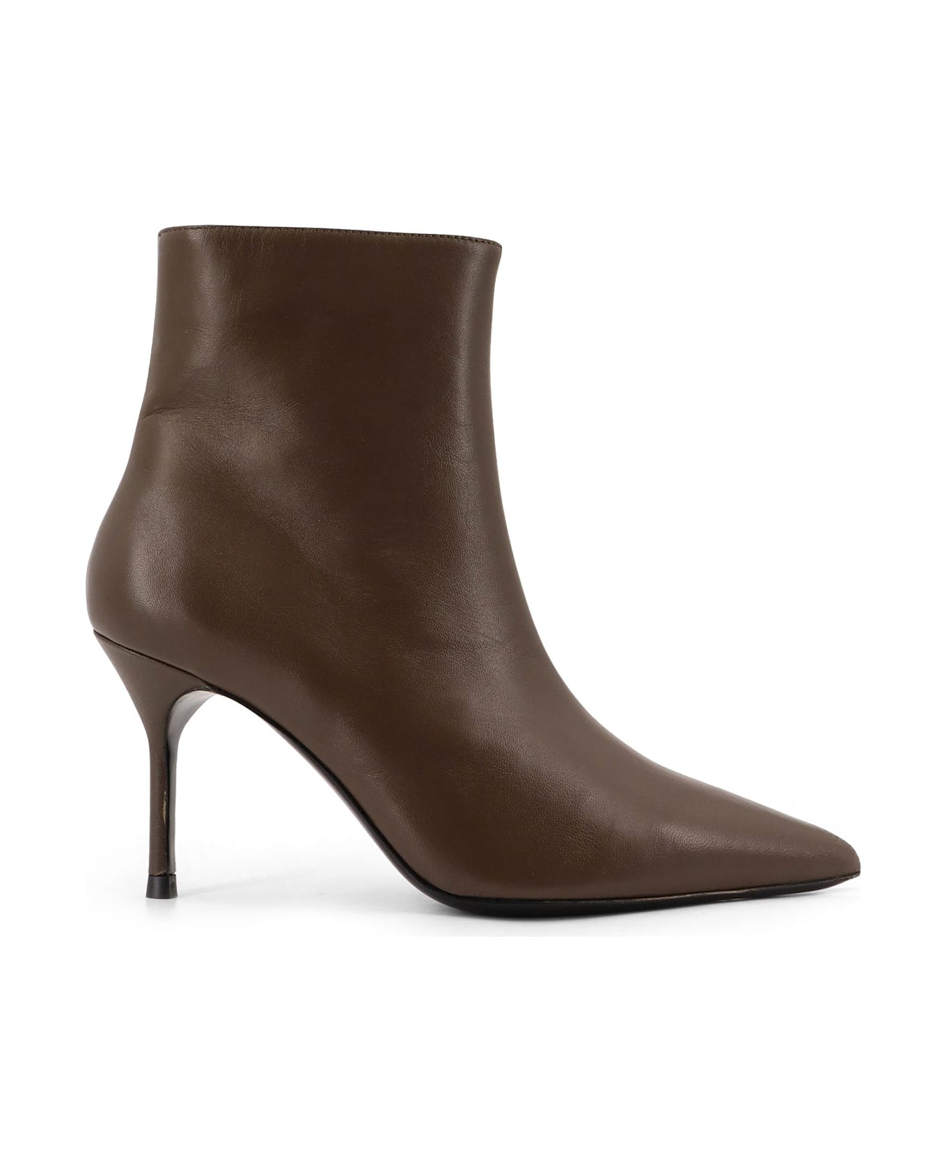 STAUD Sebastian Leather Boots - Truffle