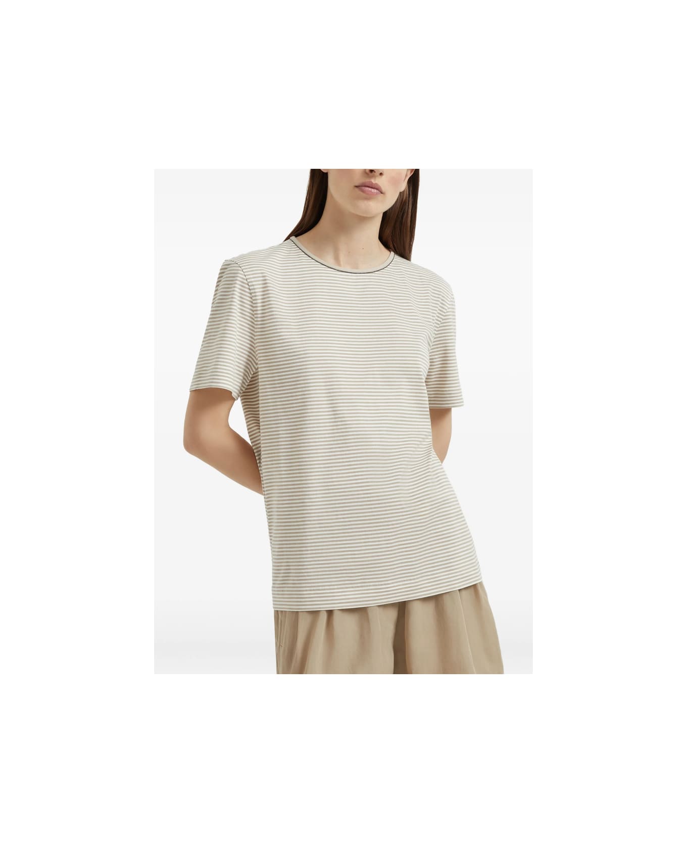 Brunello Cucinelli T-shirt - NEUTRALS