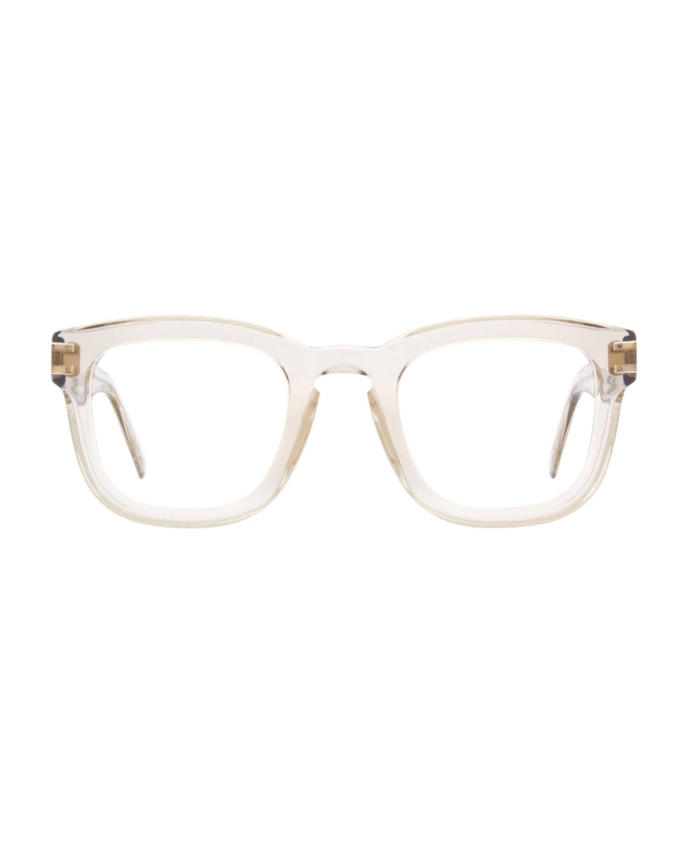 Andy Wolf Aw01 - Beige / Gold Glasses - transparent beige アイウェア