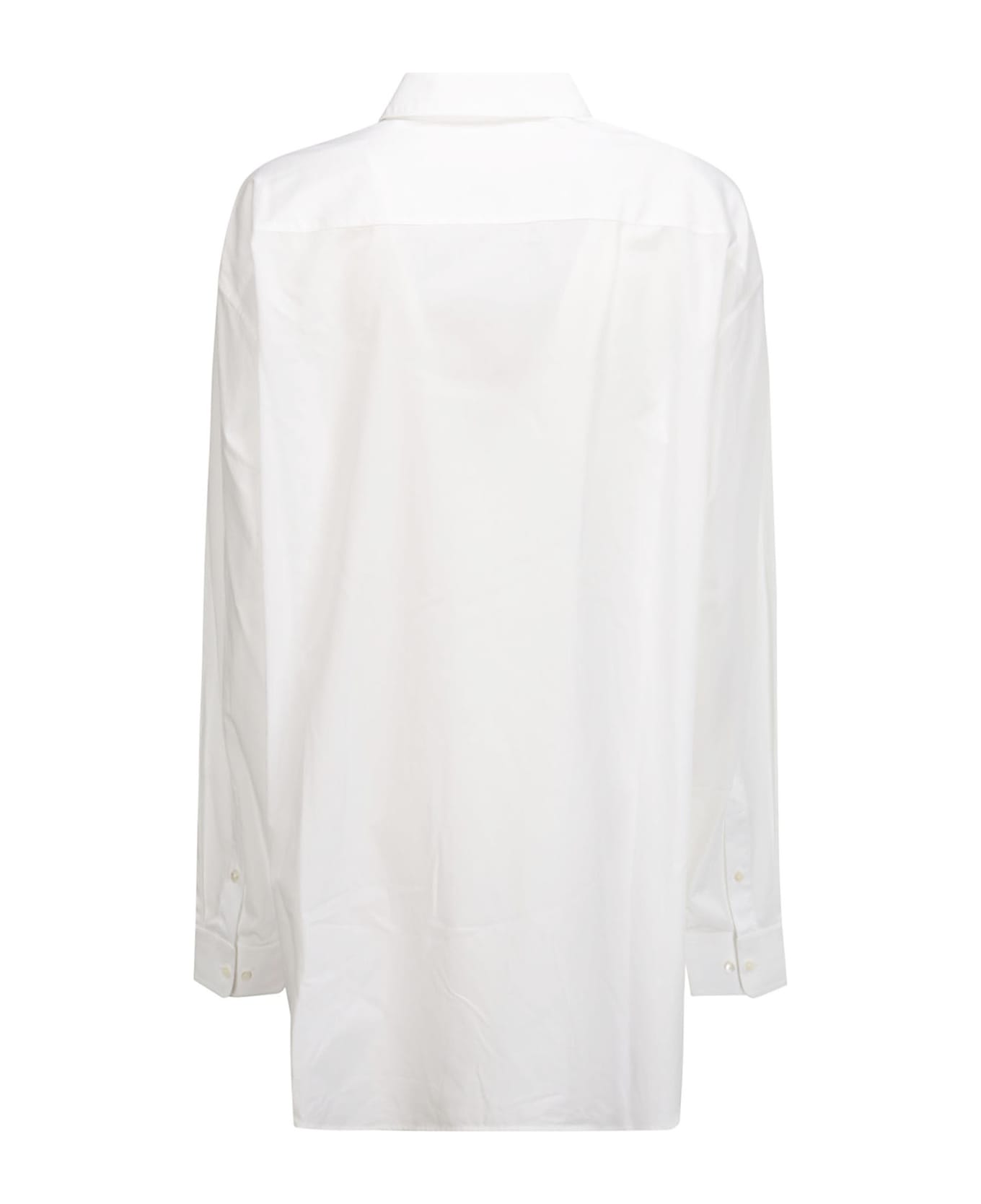 Helmut Lang Oversized Shirt - WHITE