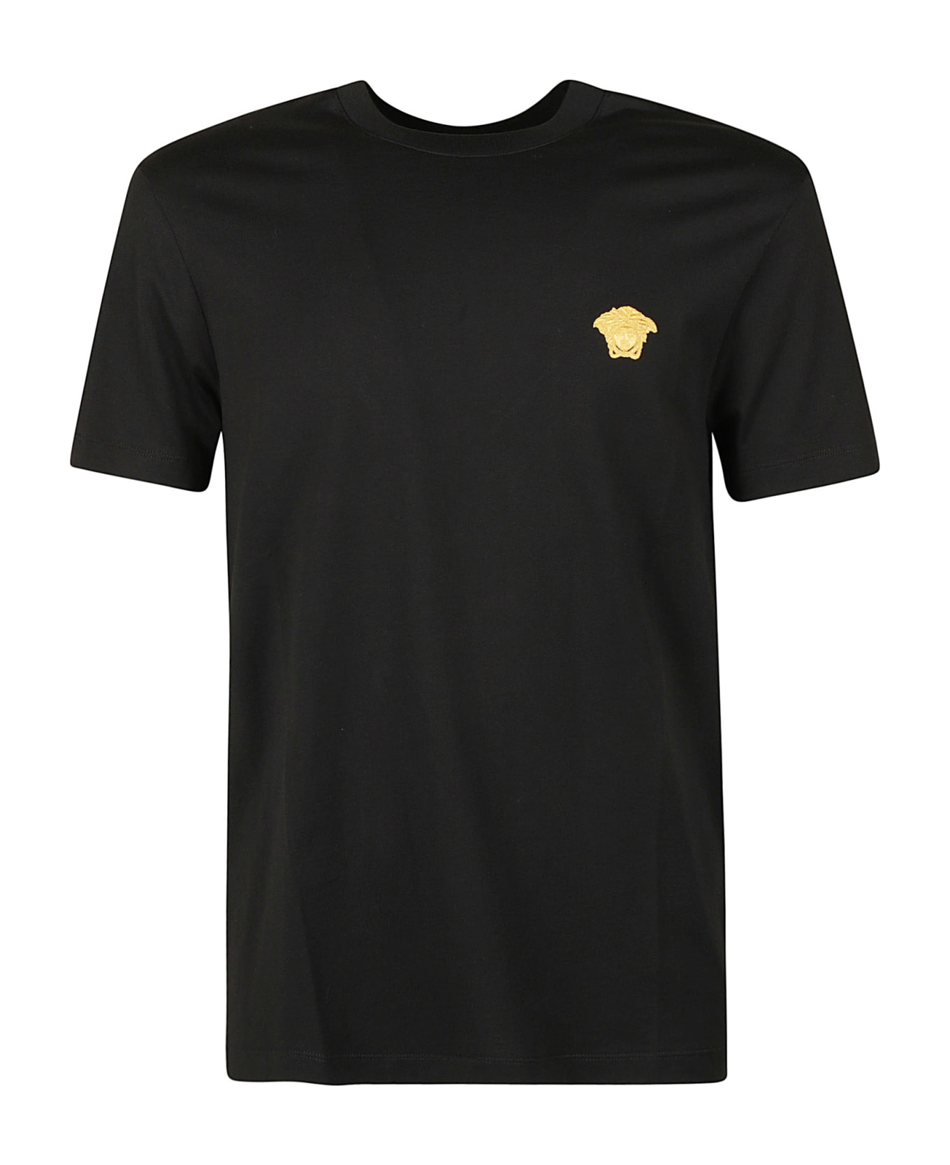 Versace Medusa Head Patched T-shirt - Black