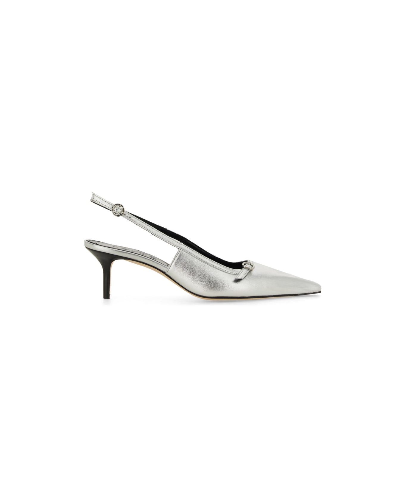 aeyde Slingback "saba" - SILVER