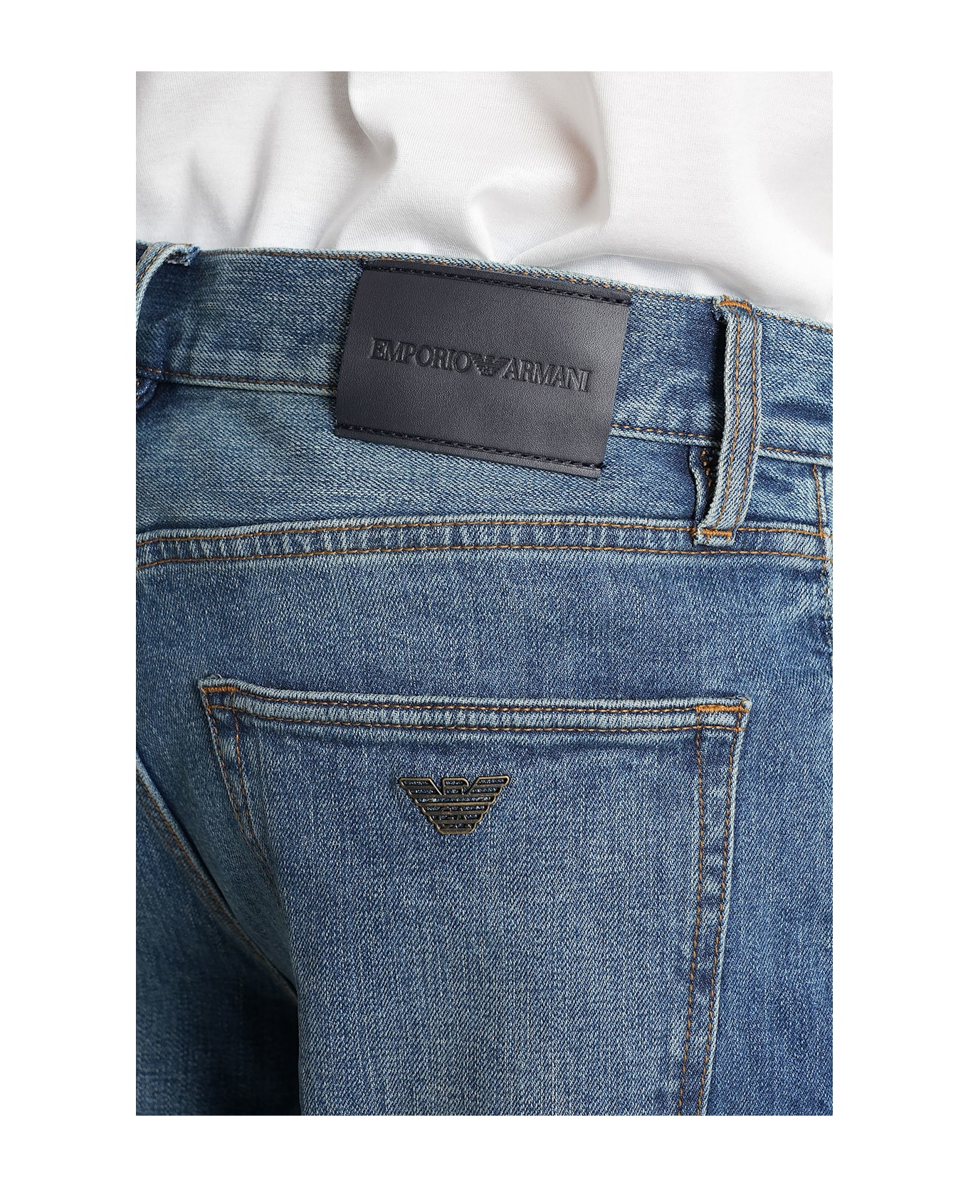 Emporio Armani Jeans In Blue Cotton - blue