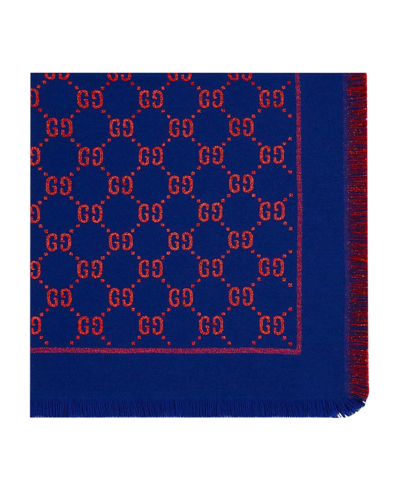Gucci Blue / Red Scarf Baby Unisex - Blu/rosso