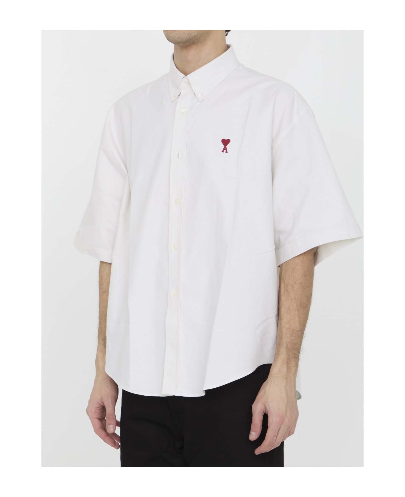 Ami Alexandre Mattiussi Ami De Coeur Shirt - WHITE