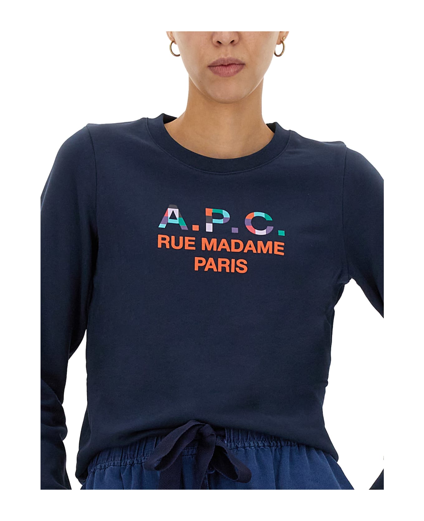 A.P.C. Sweatshirt "achilles" - BLU