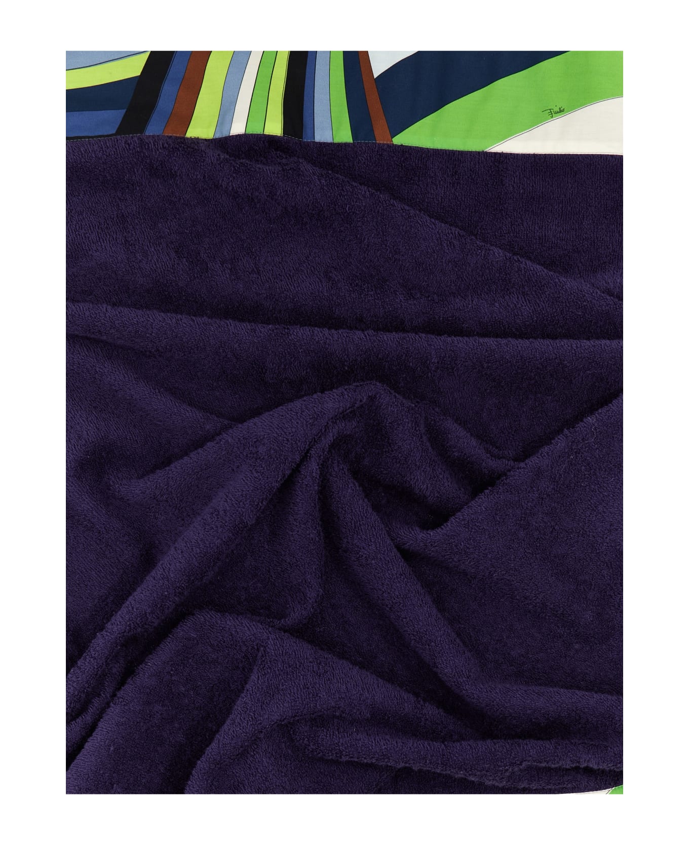 Pucci Patterned Pattern Beach Towel - Purple