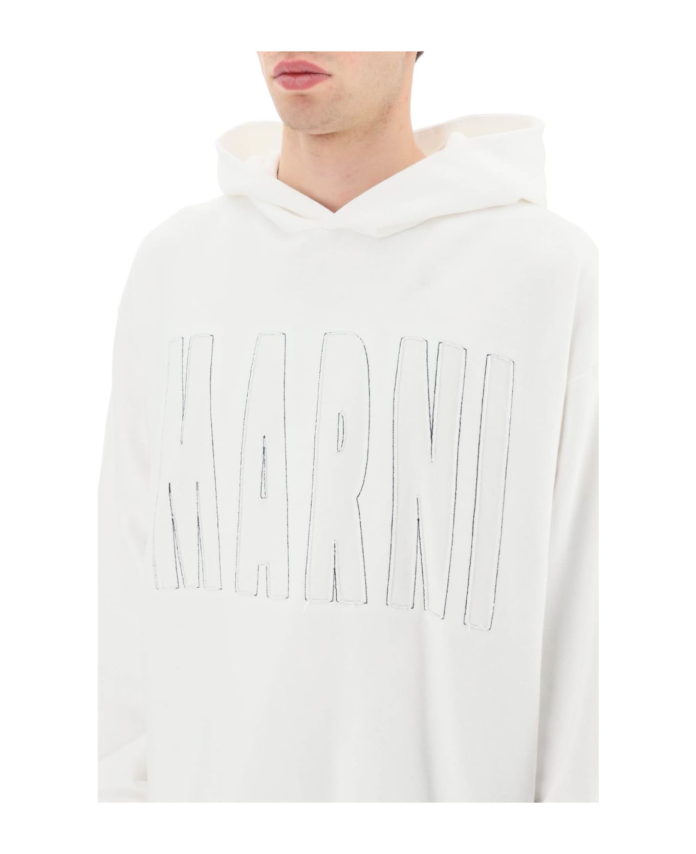 Monogram Hoodie '22 - White Marle –