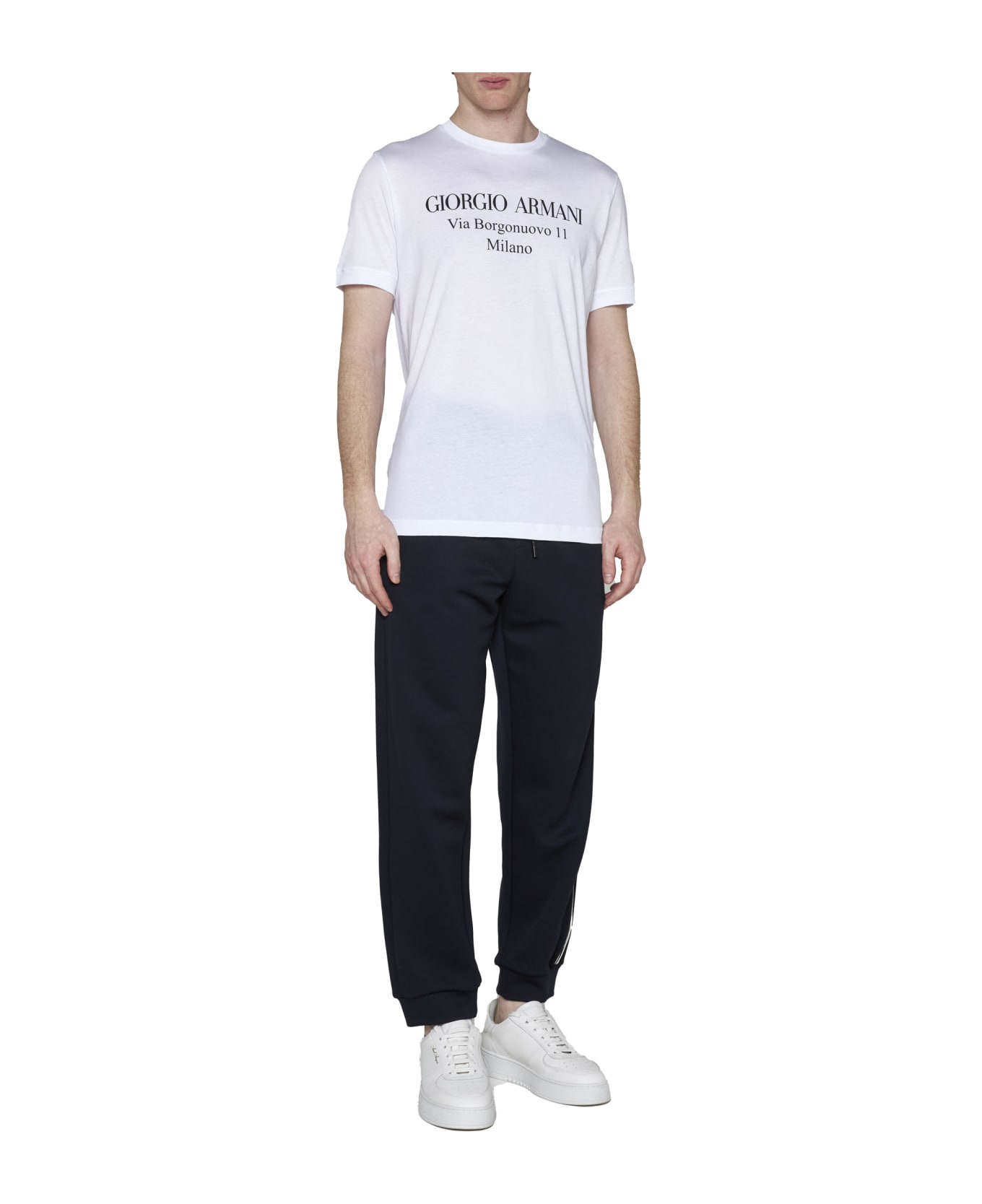 Giorgio Armani til T-Shirt - Bianco ottico