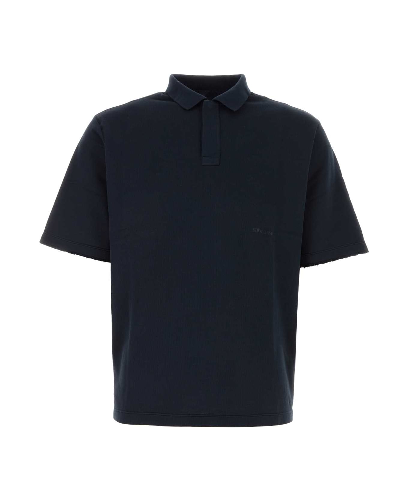 Stone Island Cotton Polo Shirt - BLUE