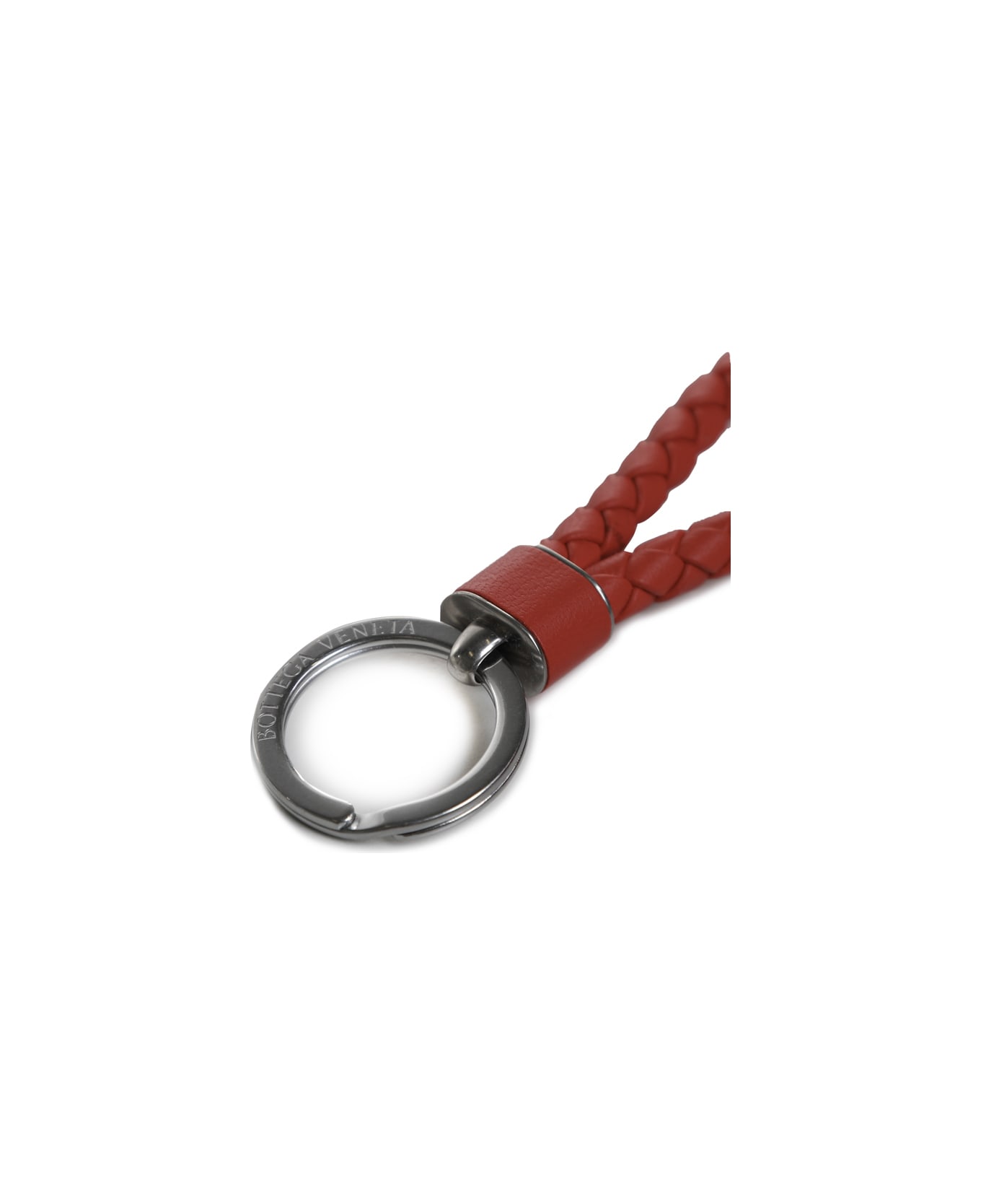 Bottega Veneta Intertwining Keychain - Red