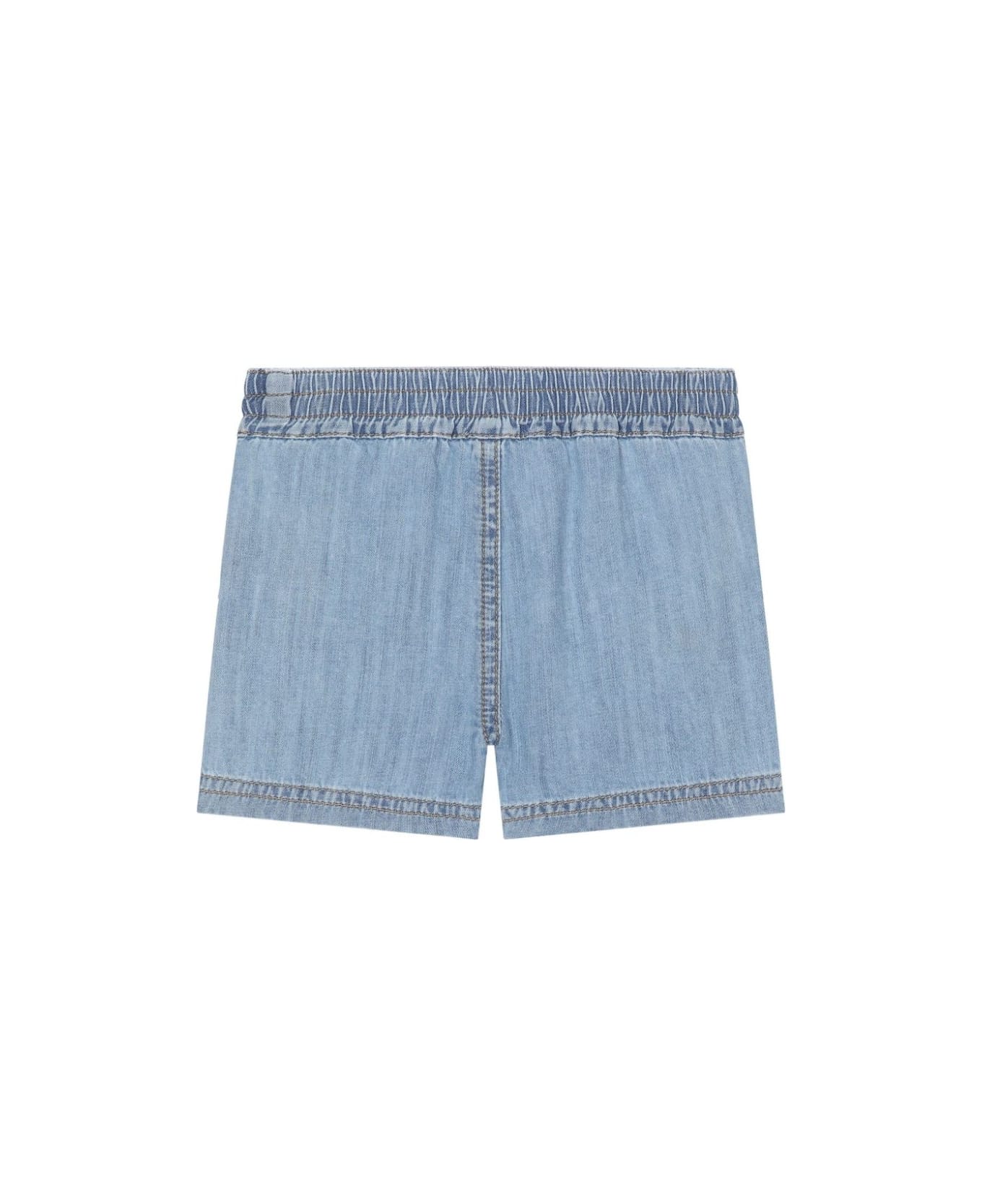 Dolce & Gabbana Shorts With Logo - Blue