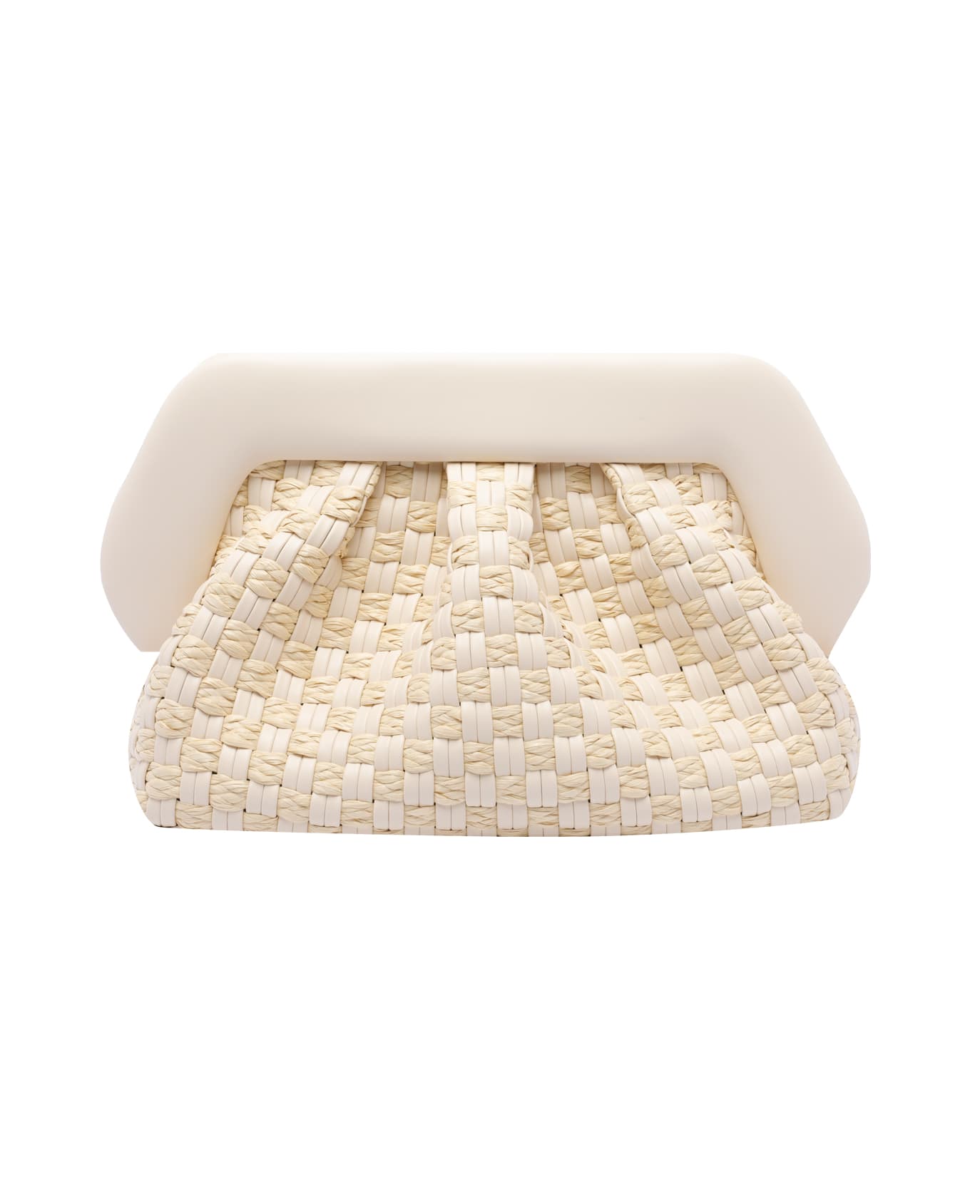 THEMOIRè Micro Bios Weaved Handbag - Beige