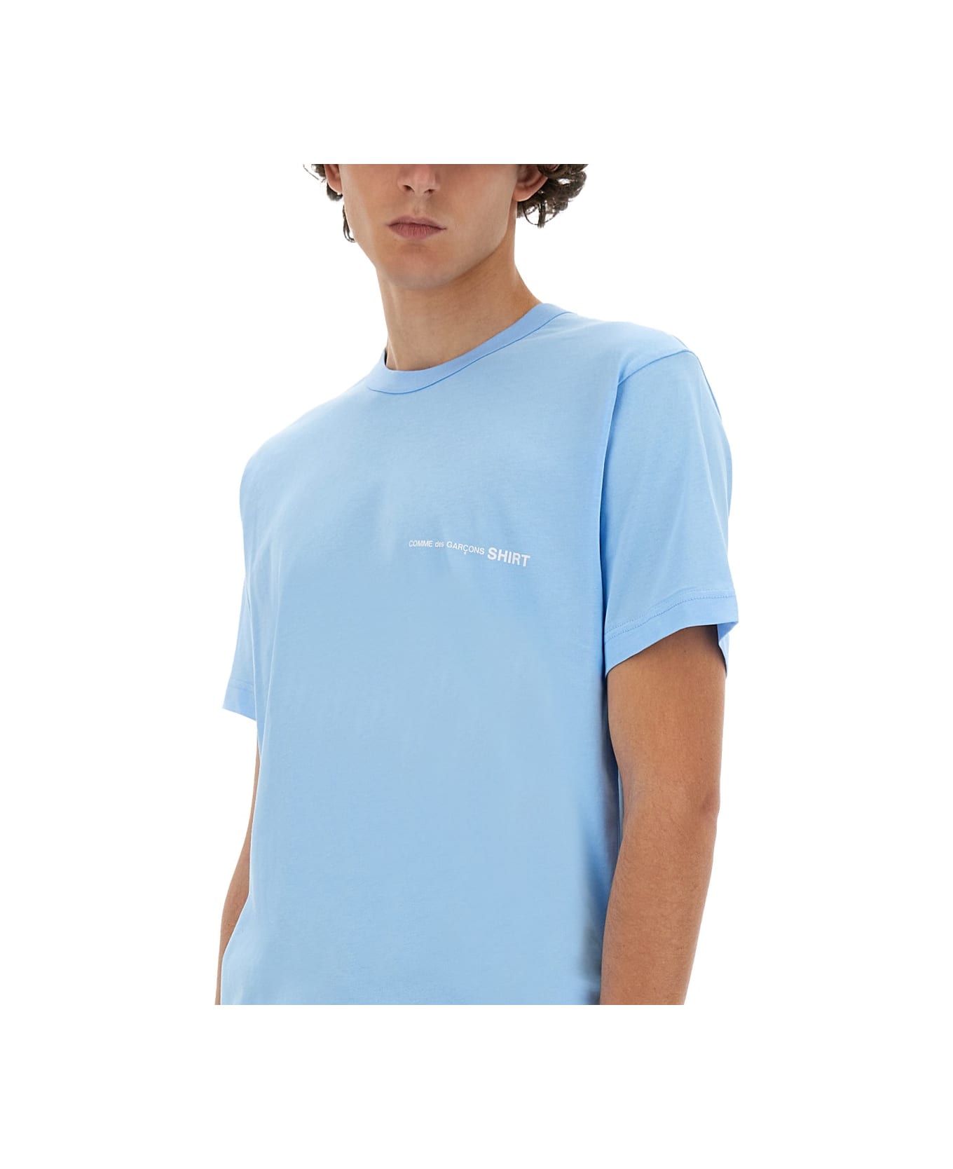 Comme des Garçons Shirt Jersey T-shirt - BLUE シャツ