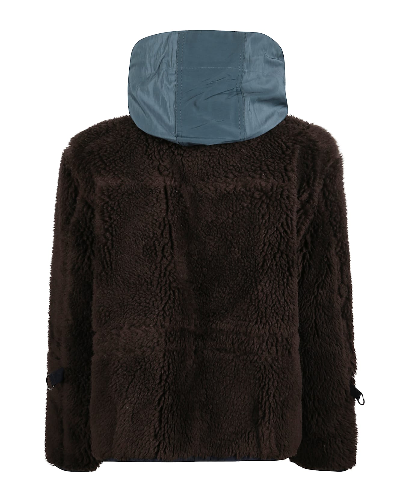 Sacai Multi-material Jacket - Brown