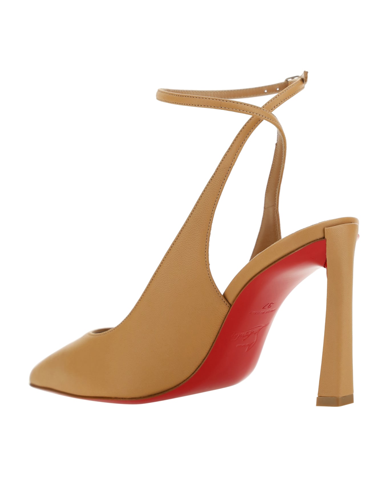 Christian Louboutin Condora Strap Pumps - Toffee/lin Toffee