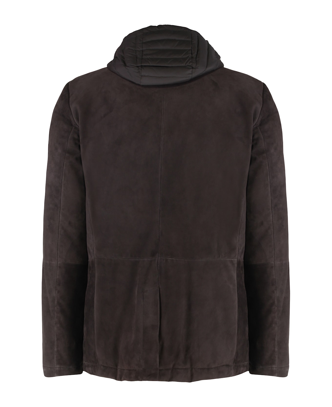Moorer Bellotto Leather Jacket - brown
