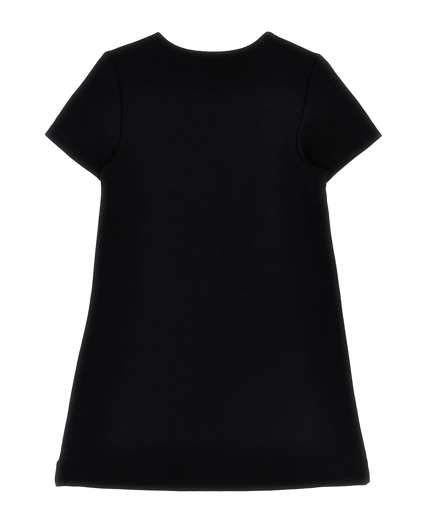 Versace Sequin Logo Dress - Black  