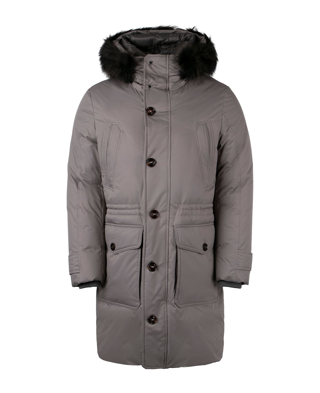 Moorer Helssinky Hooded Parka - grey