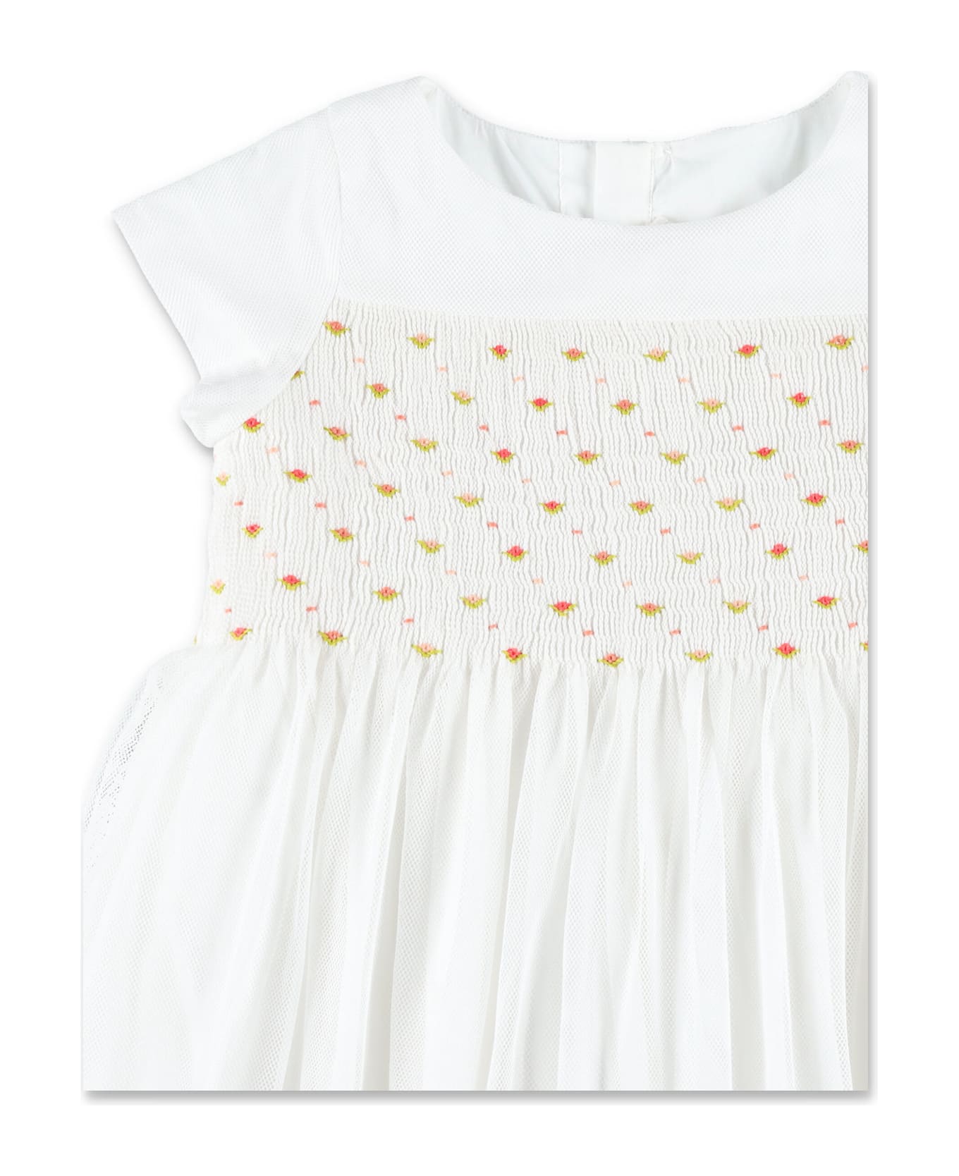 Bonpoint Kid - Duchesse Dress - WHITE