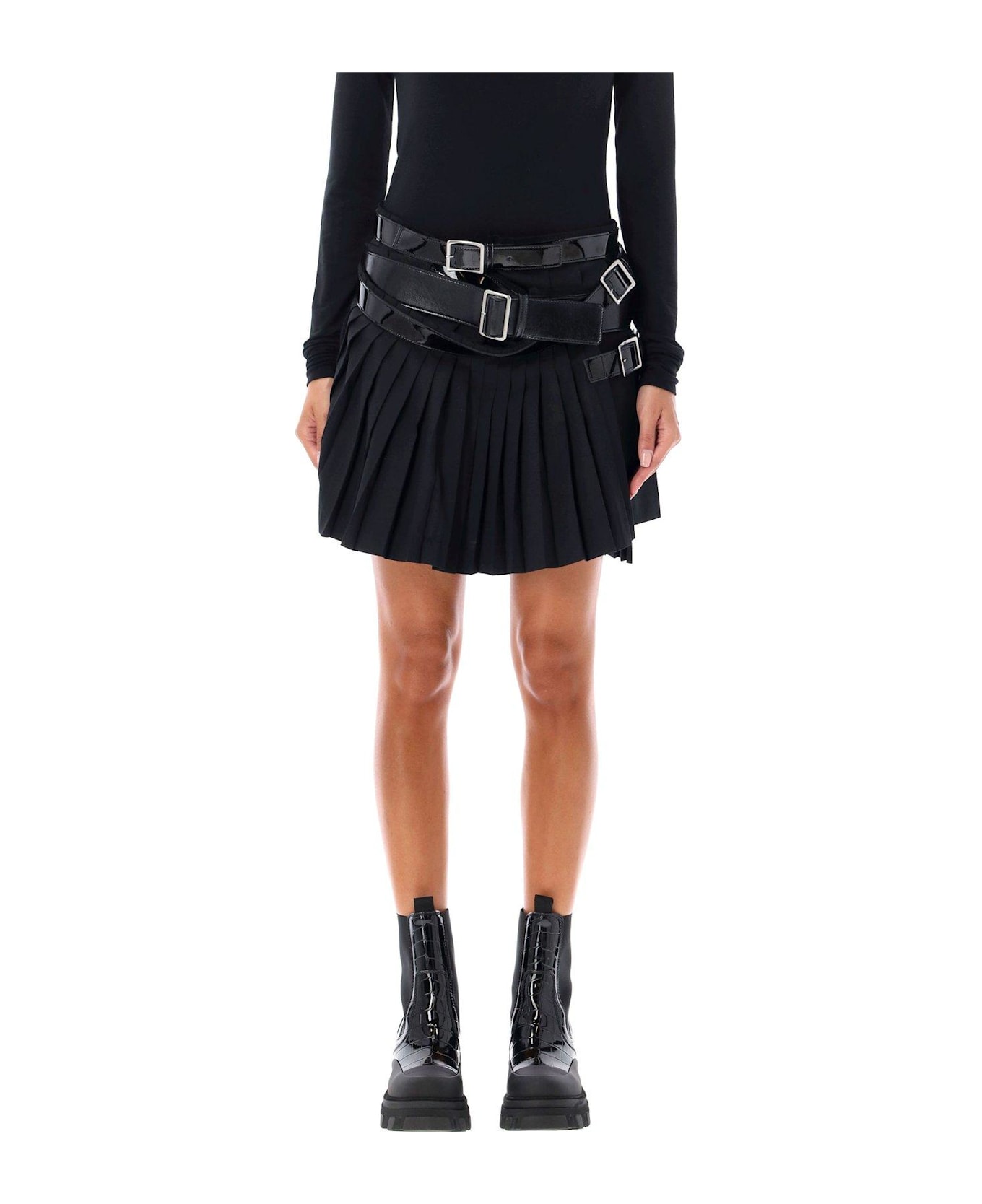 VIP【送料関税込】JUNYA WATANABE PRINTED MIDI SKIRT JUNYA WATANABE - Layered Long Skirt Junya Watanabe