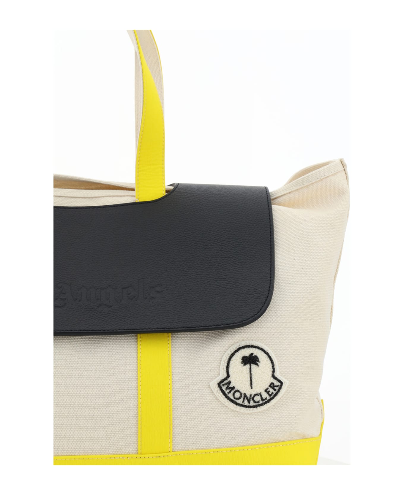 Moncler X Palm Angels Handbag - BLACK/YELLOW