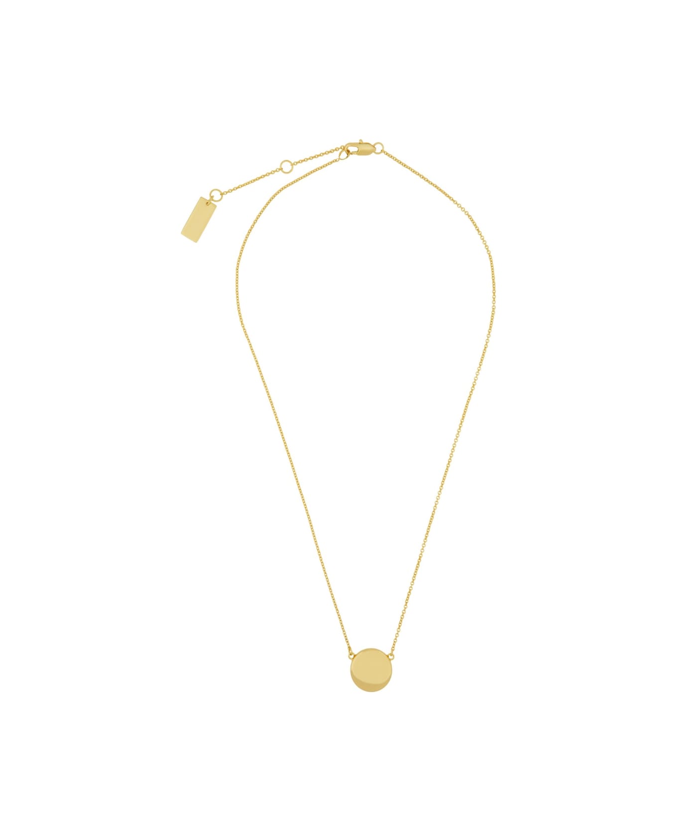 Marc Jacobs "button Pendant" Necklace - GOLD