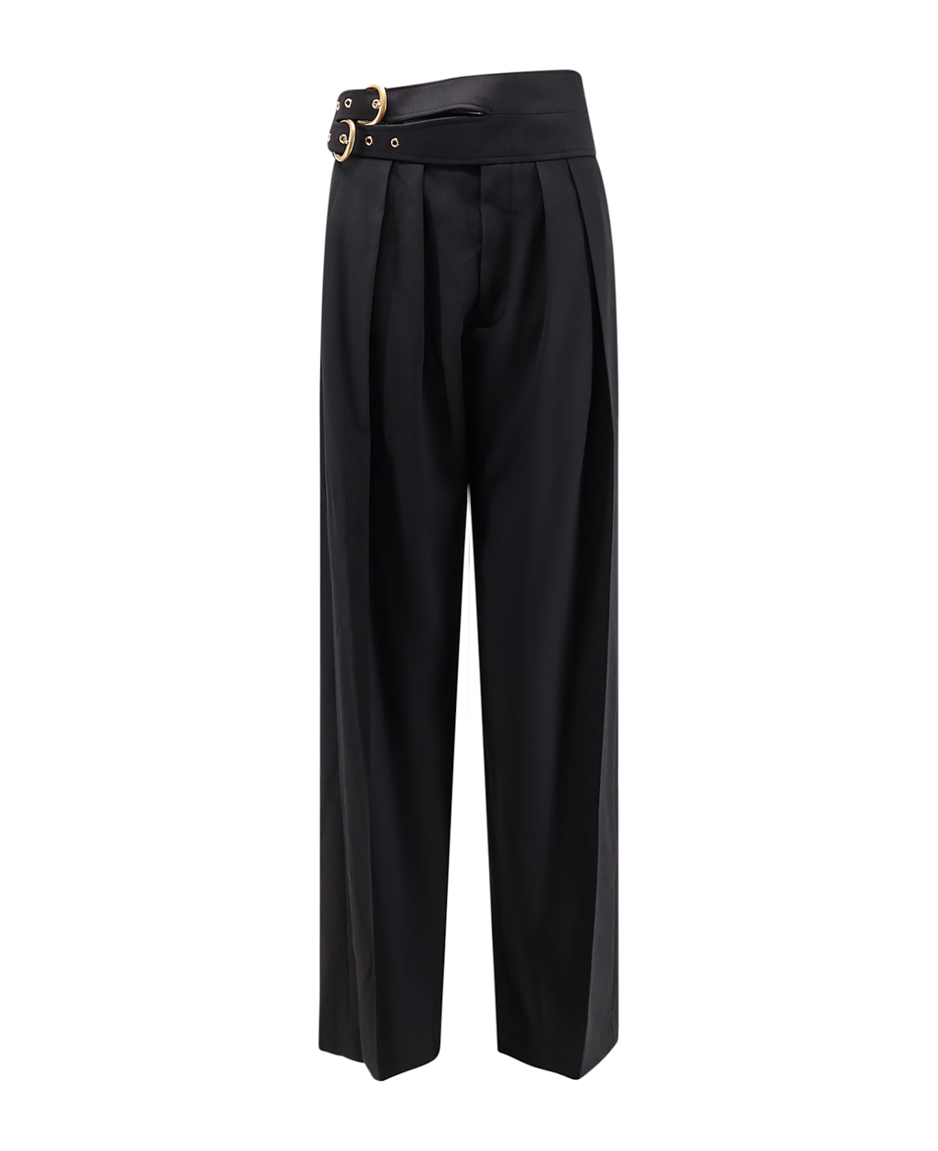 Chloé Virgin Wool Trousers - Black