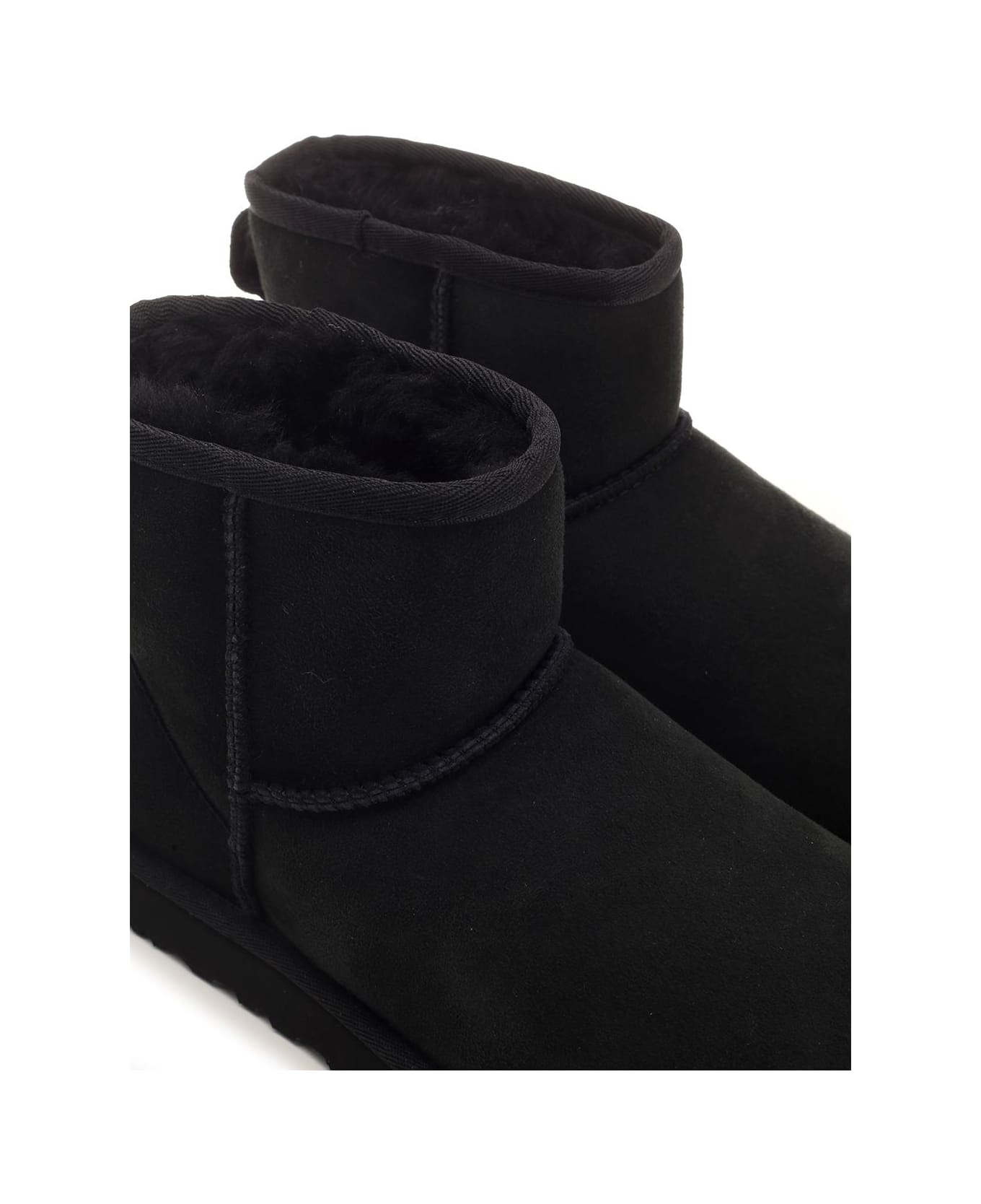 UGG 'classic Mini' Ankle Boots - Black