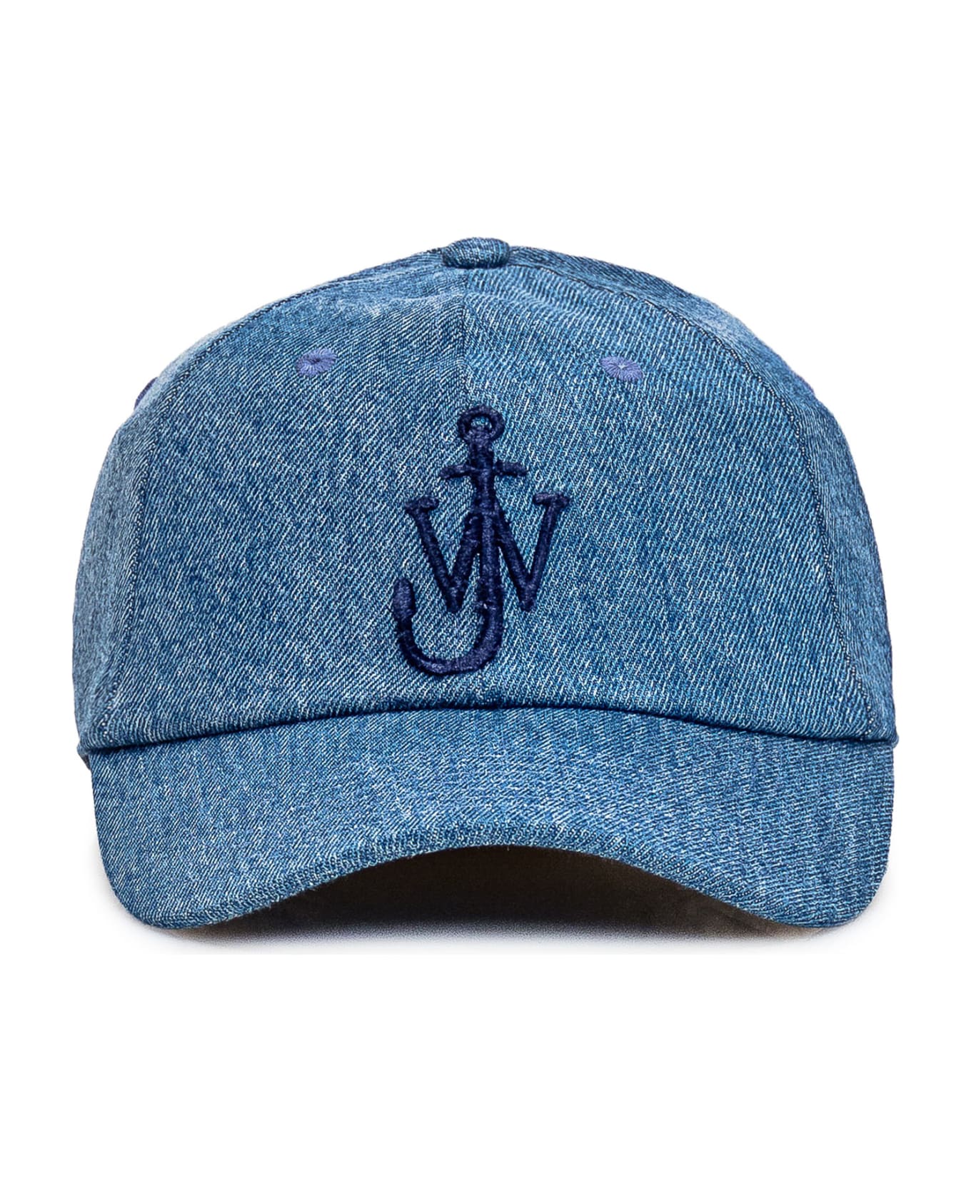 J.W. Anderson Logo Embroidered Baseball Cap - BLUE 帽子