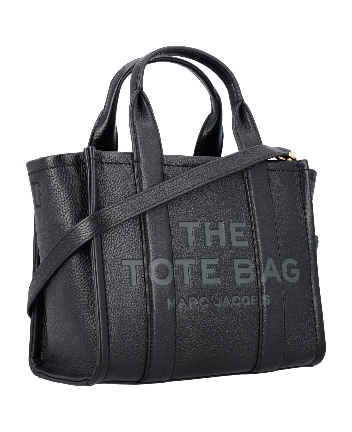 Marc Jacobs The Mini Tote Leather Bag - BLACK