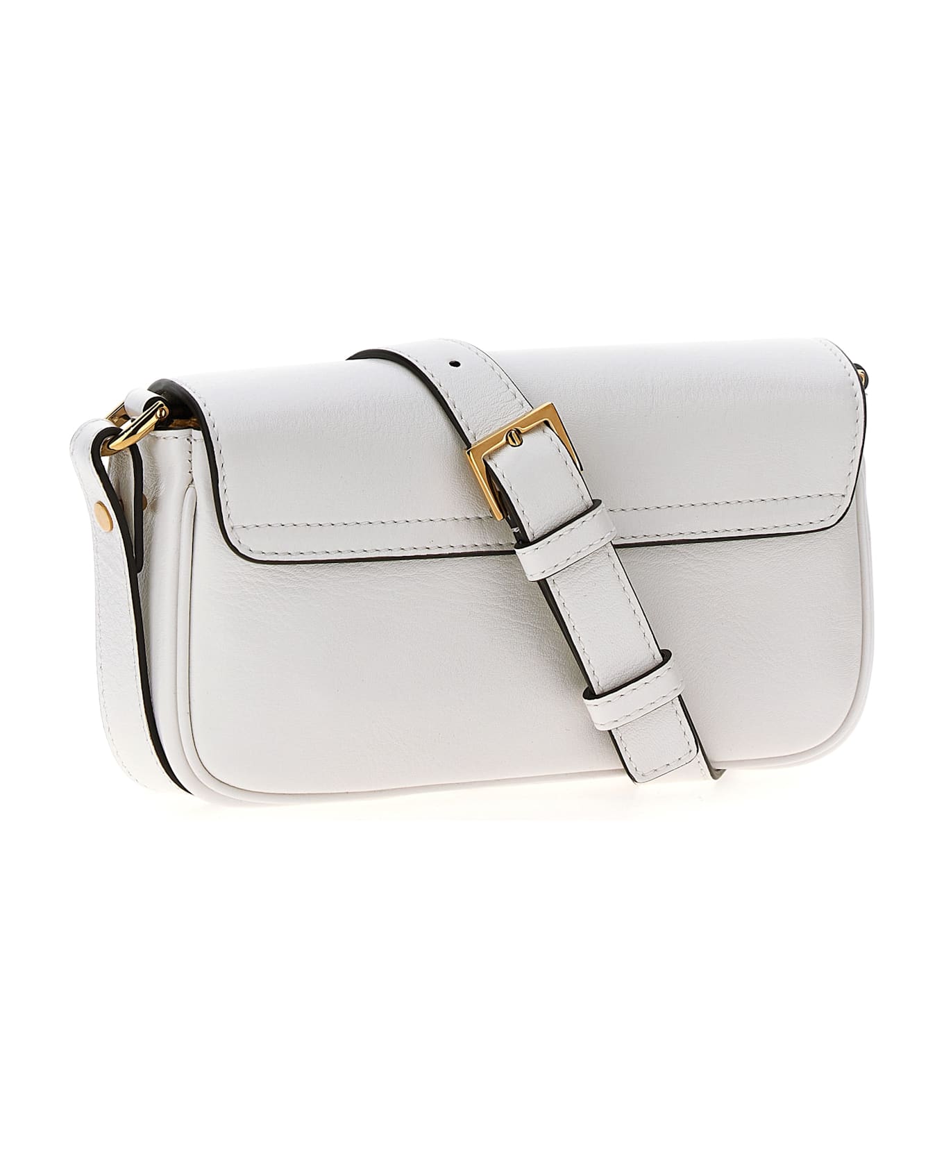 Versace 
mini Versace Tag
 Crossbody Bag - White