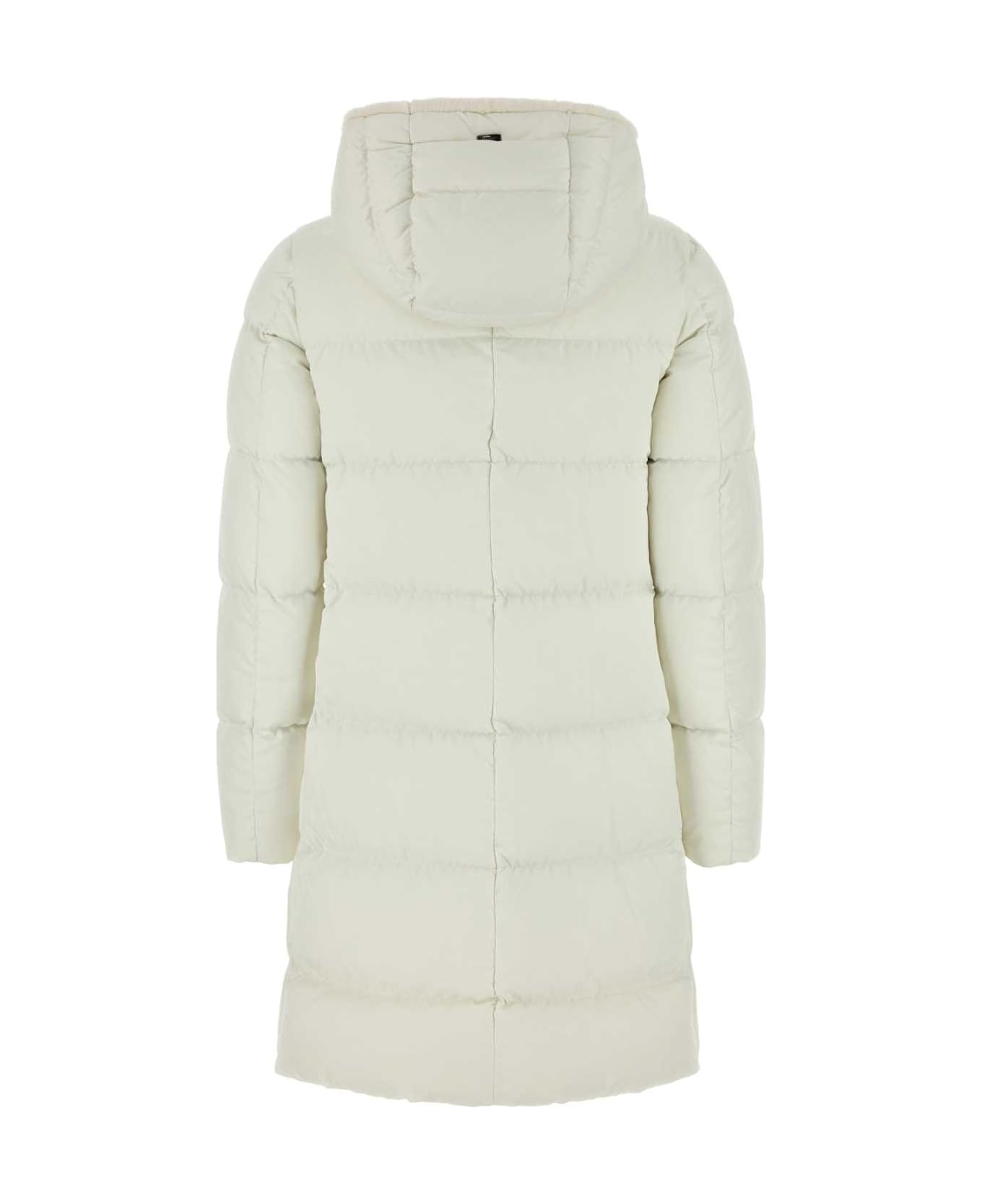 Herno White Polyester Down Jacket - BIANCO