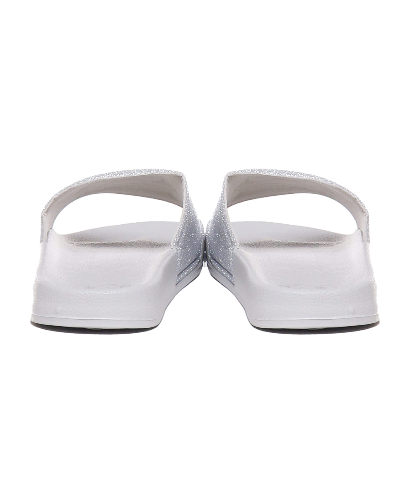 Sundek Slippers In Rubber - Silver