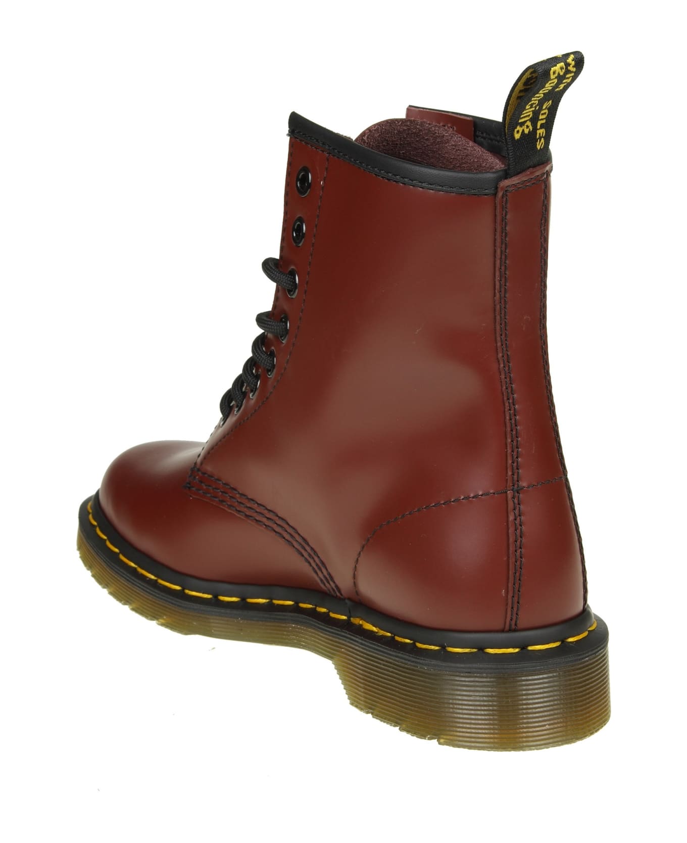 Dr. Martens Dr.martens Smooth Boots In Cherry Color Leather - Cherry Red