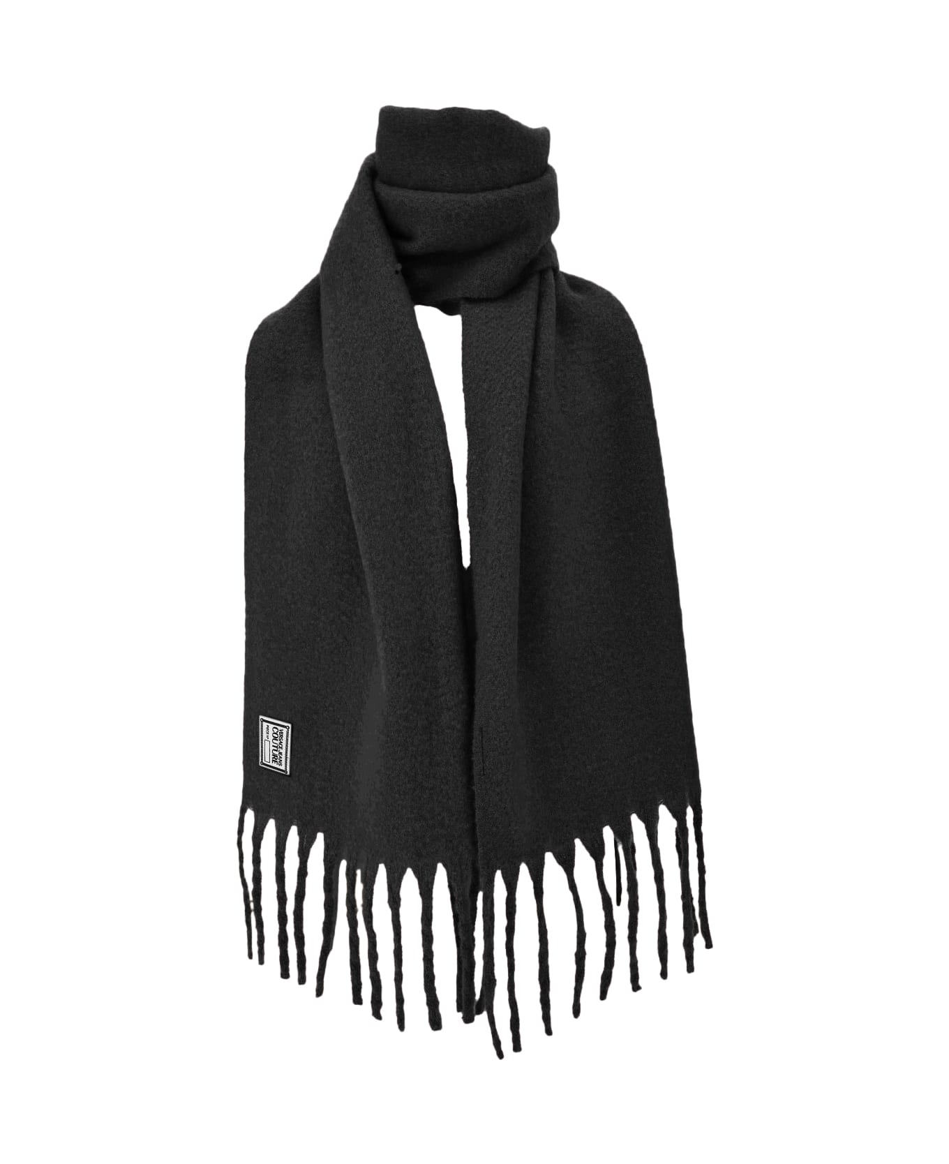 VERSACE JEANS COUTURE スカーフ Versace Jeans COUTURE FOULARD PASHMINA SCARF IN SILK BAROQUE