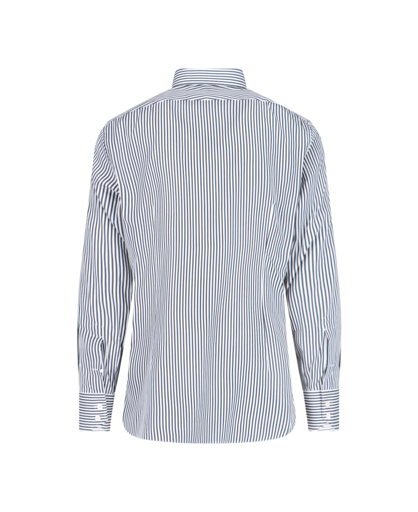Tom Ford Striped Slim Shirt - White