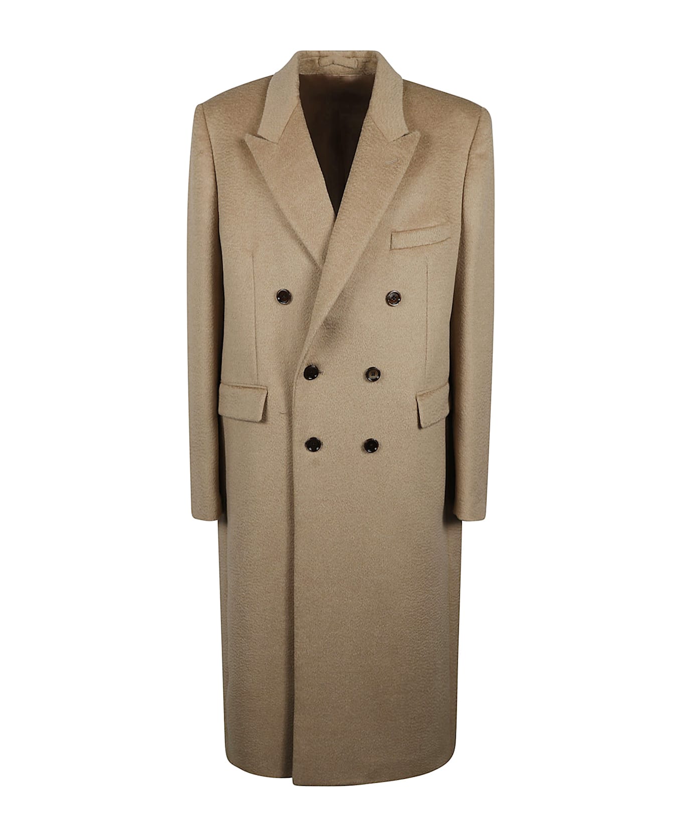 Lardini Double-breasted Long Coat